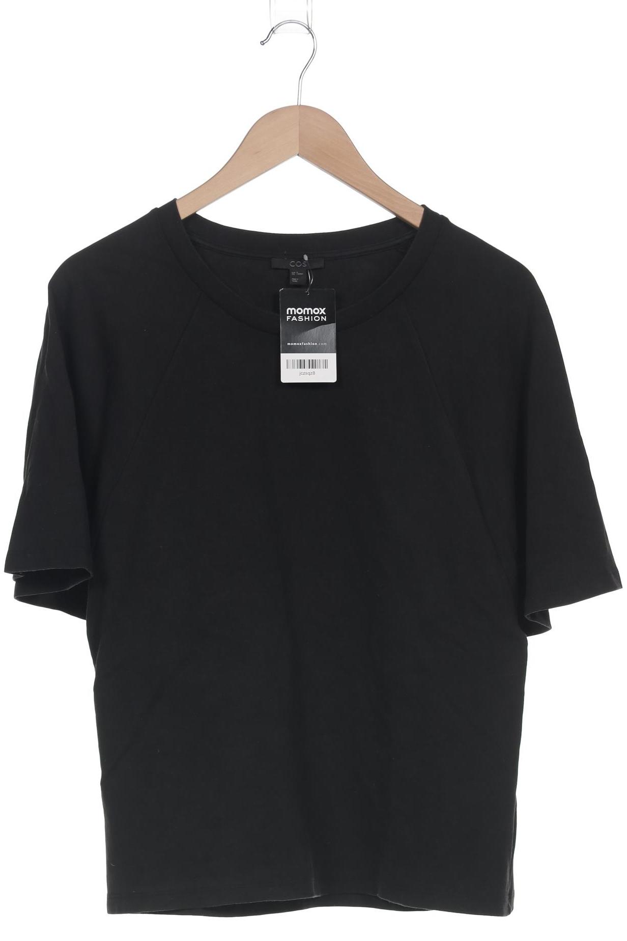 

COS Damen T-Shirt, schwarz, Gr. 38