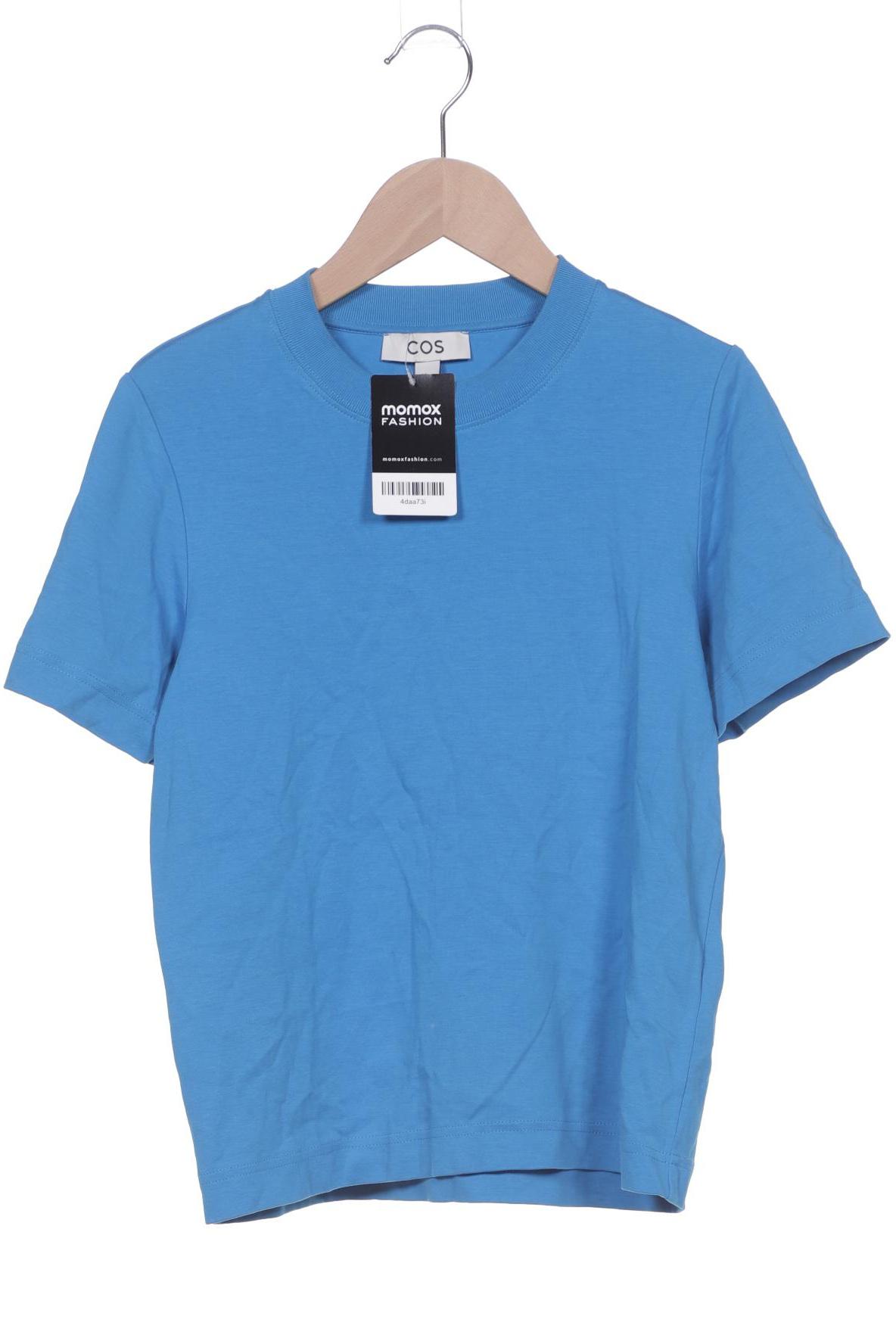 

COS Damen T-Shirt, blau, Gr. 36