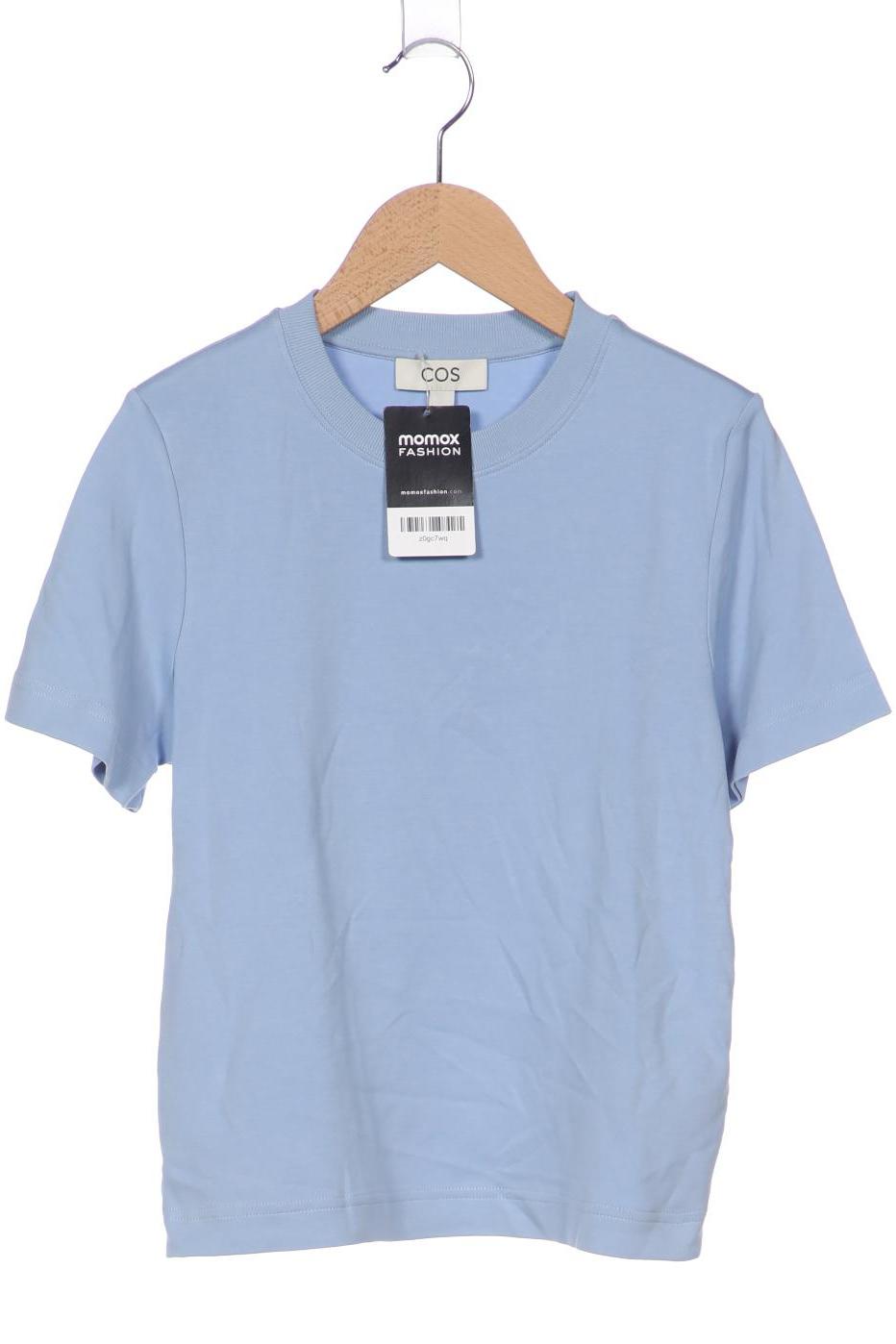 

COS Damen T-Shirt, hellblau, Gr. 34
