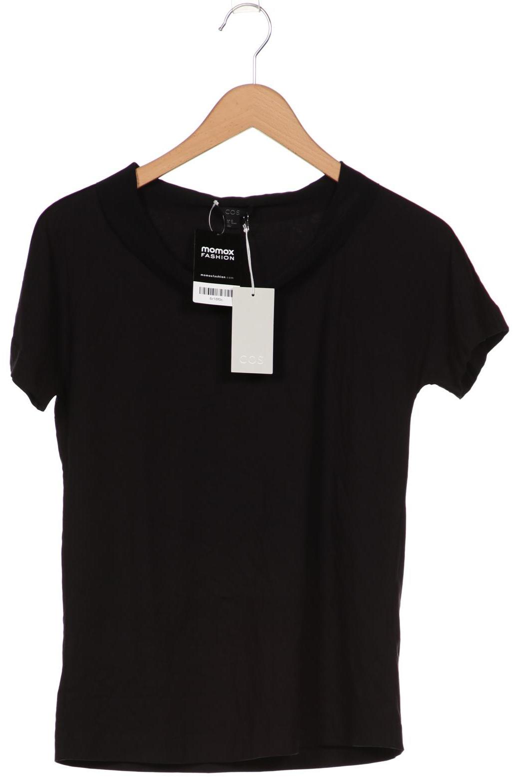 

COS Damen T-Shirt, schwarz, Gr. 34