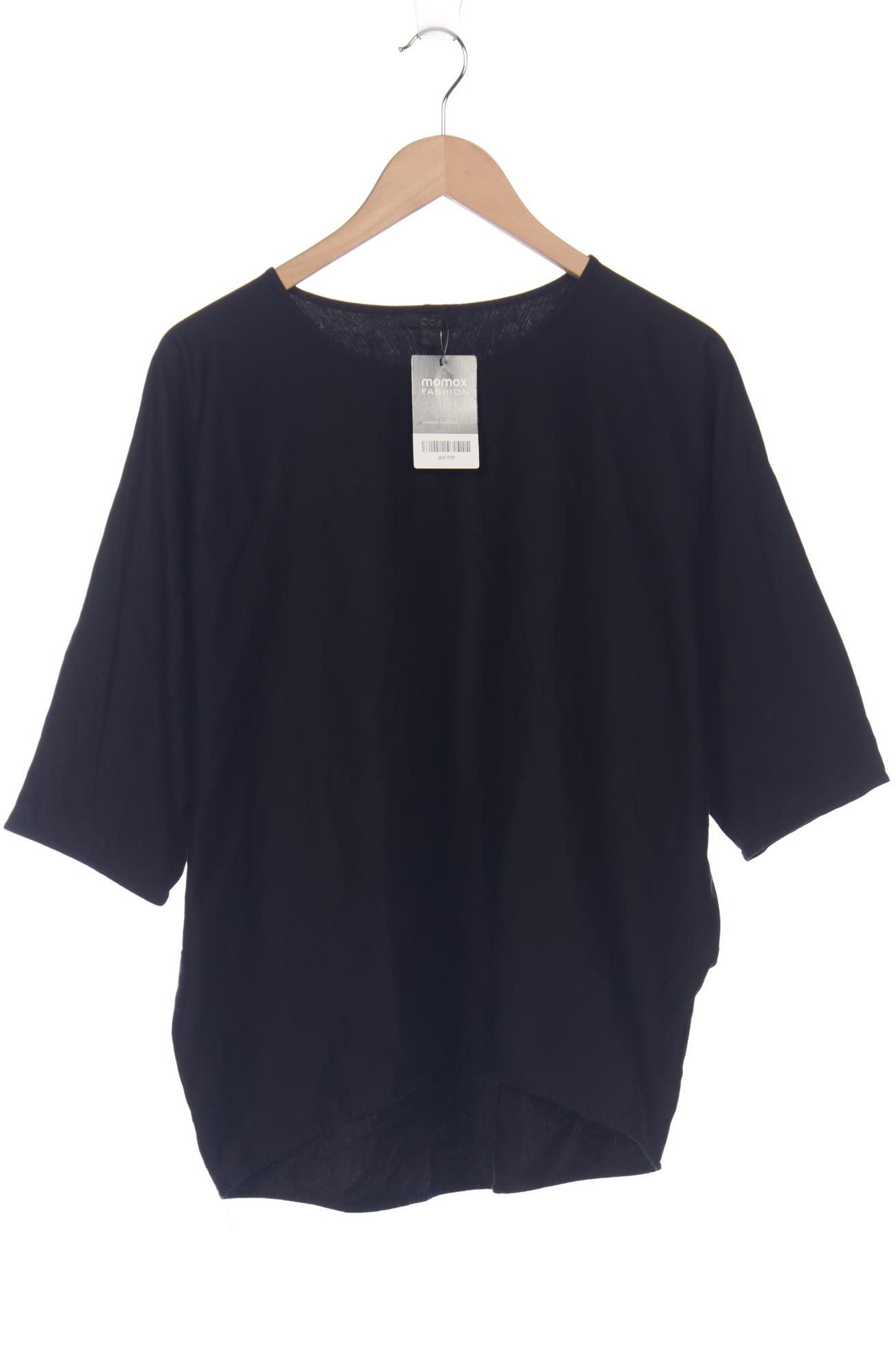 

COS Damen T-Shirt, schwarz, Gr. 38