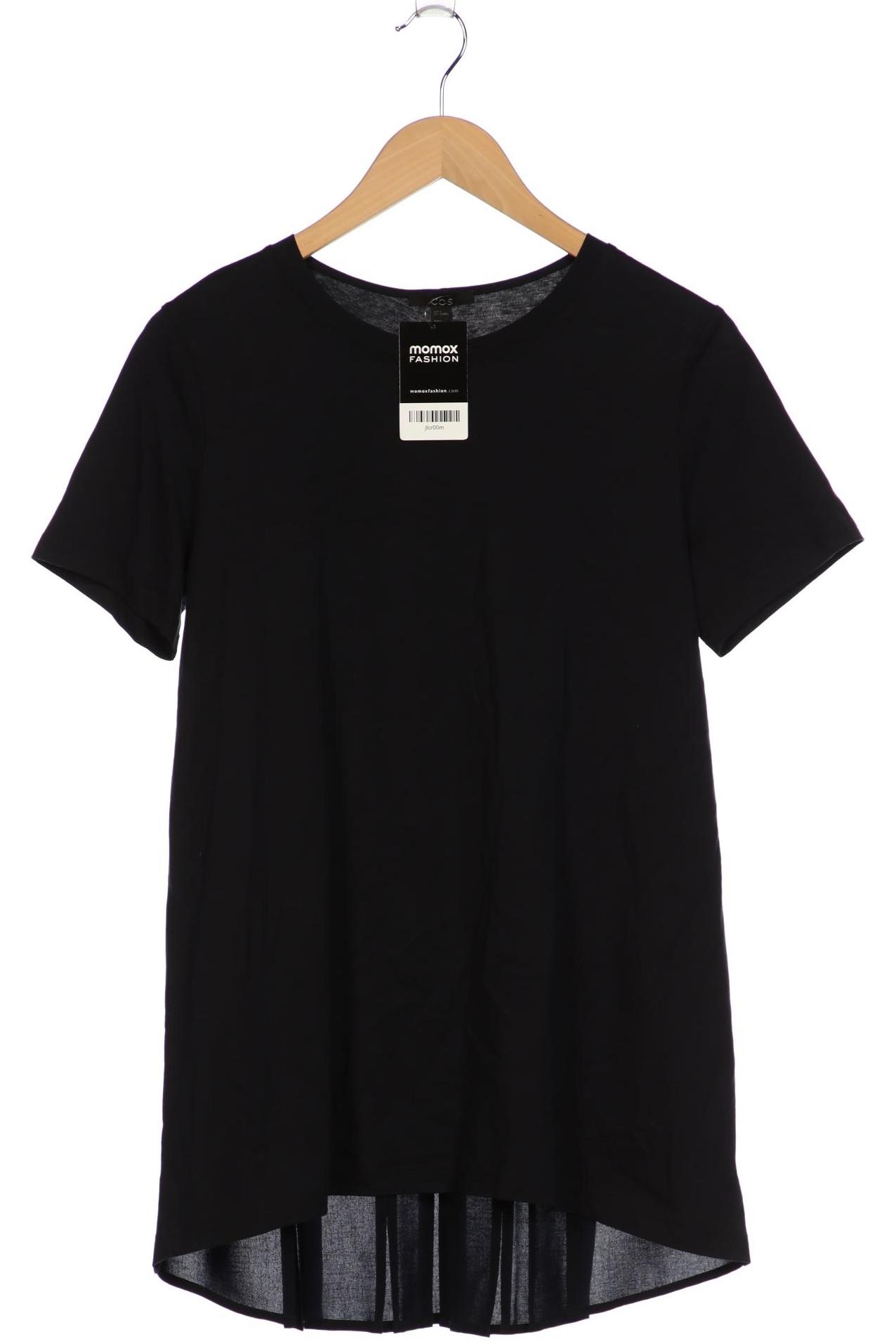 

COS Damen T-Shirt, marineblau, Gr. 36