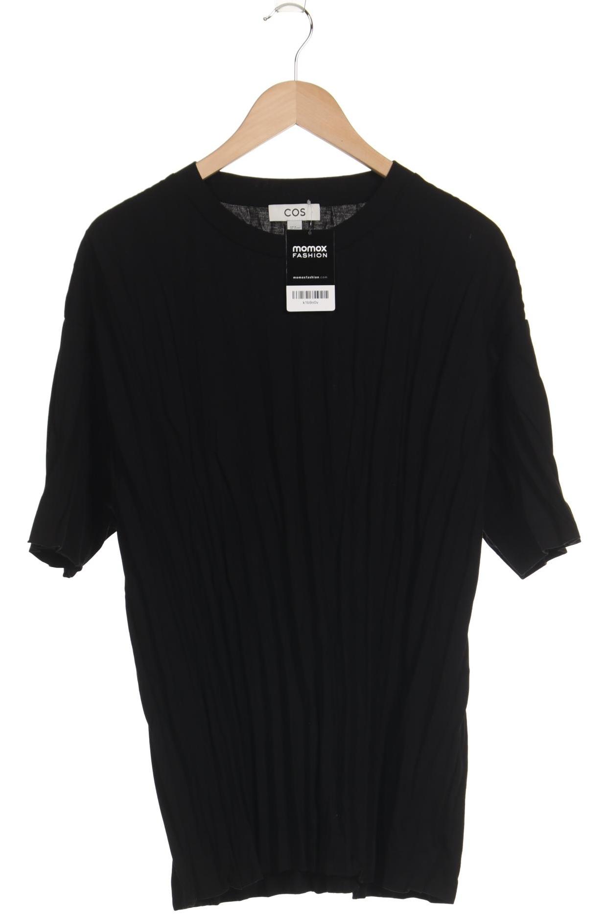 

COS Damen T-Shirt, schwarz, Gr. 38