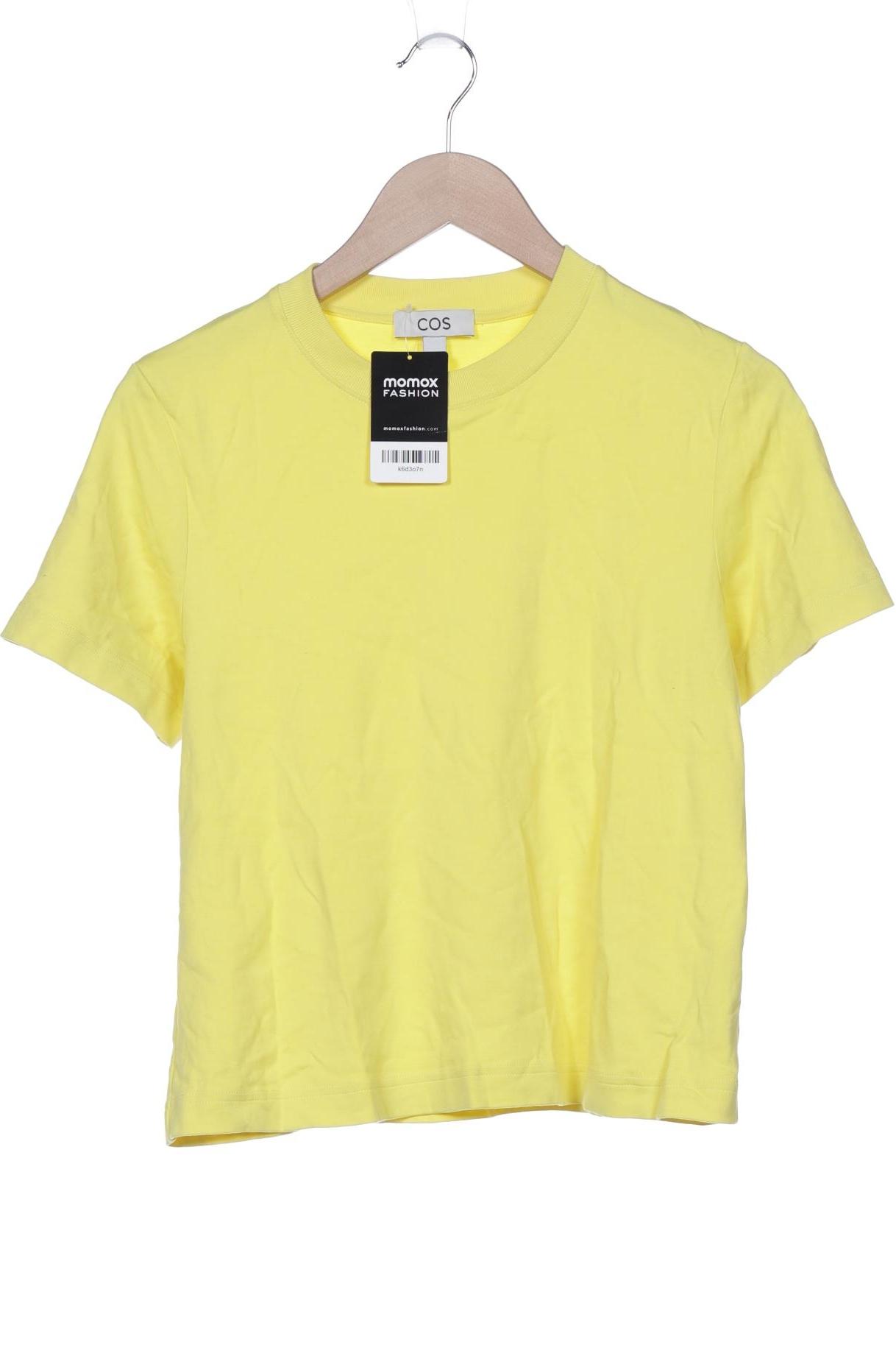 

COS Damen T-Shirt, gelb, Gr. 38