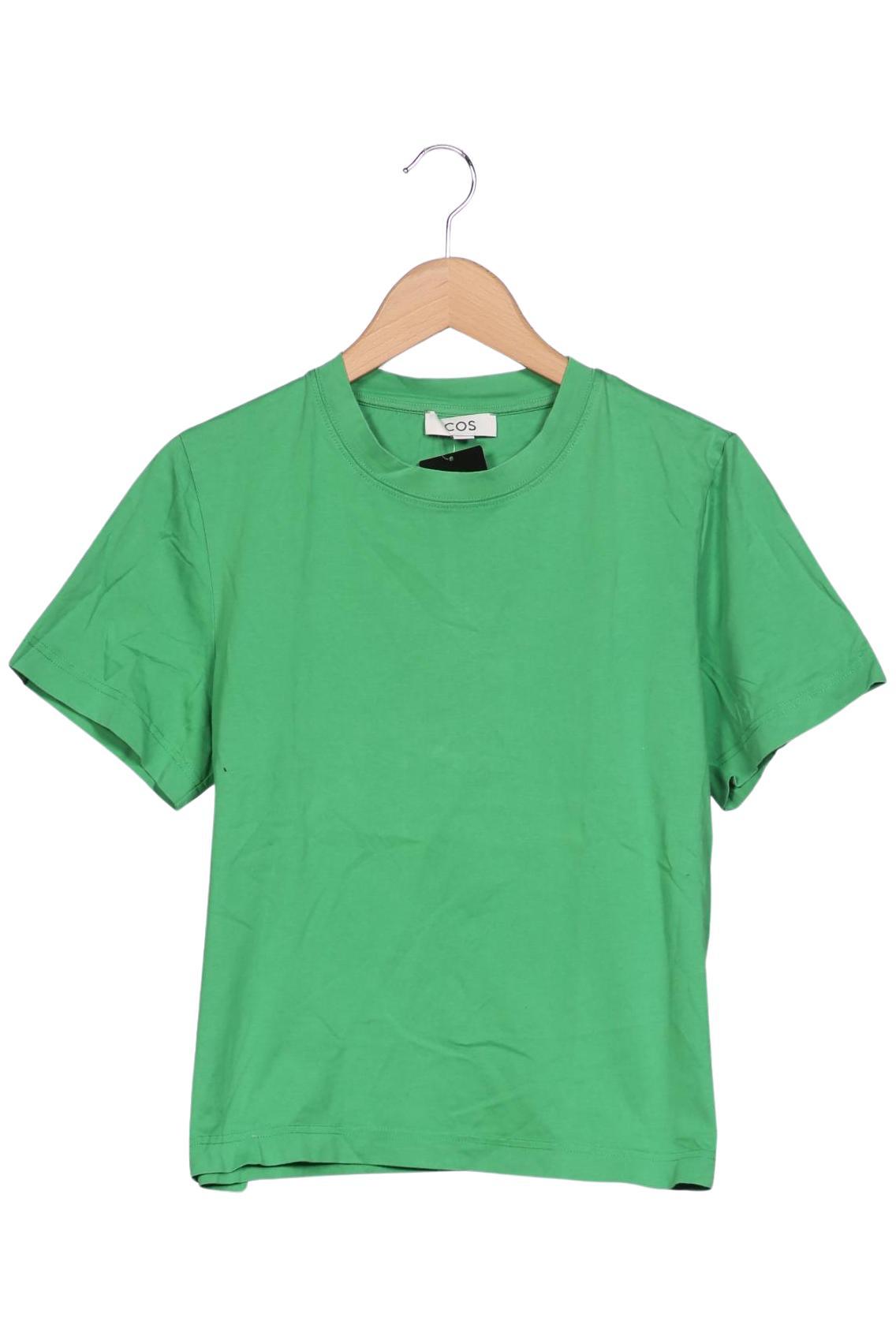 

COS Damen T-Shirt, grün, Gr. 38