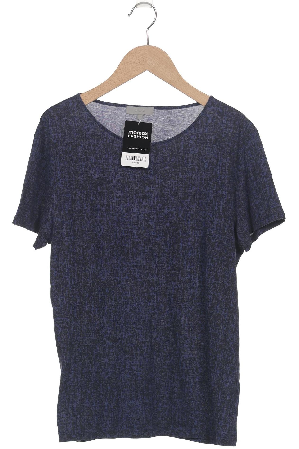 

COS Damen T-Shirt, marineblau, Gr. 36