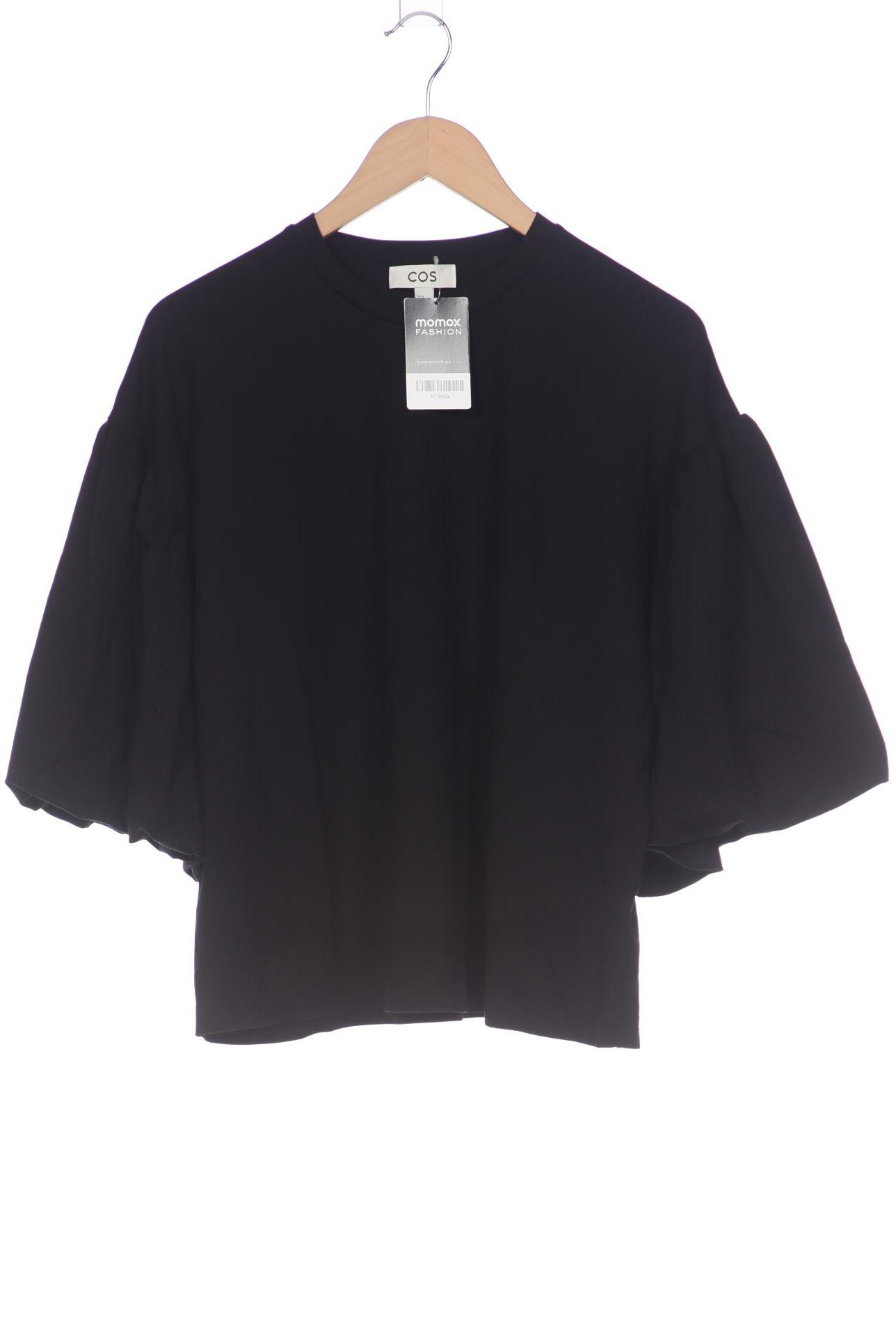 

COS Damen T-Shirt, schwarz, Gr. 38
