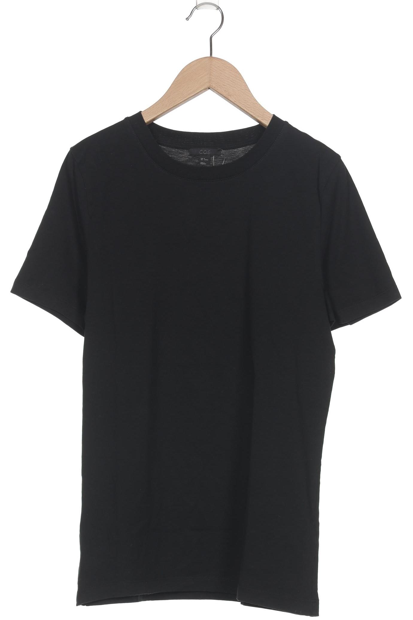 

COS Damen T-Shirt, schwarz, Gr. 38