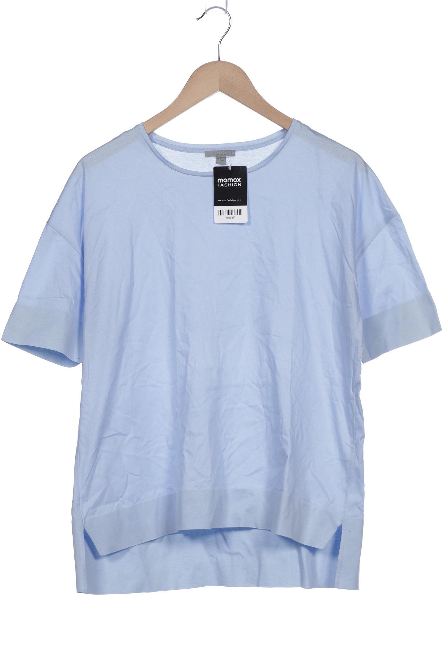 

COS Damen T-Shirt, hellblau, Gr. 38