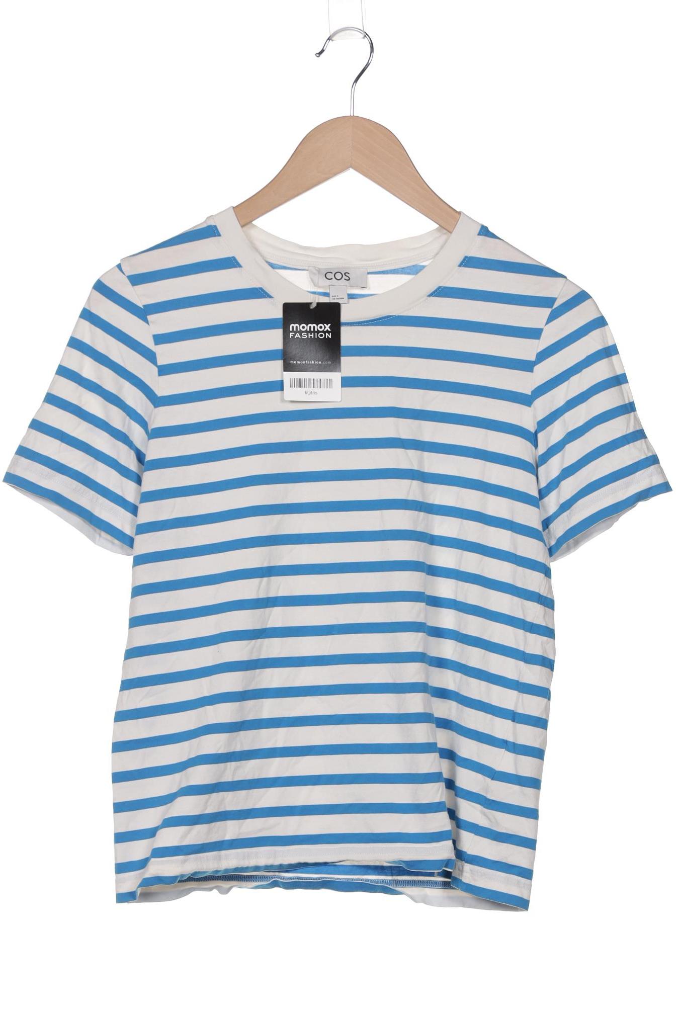 

COS Damen T-Shirt, blau, Gr. 36