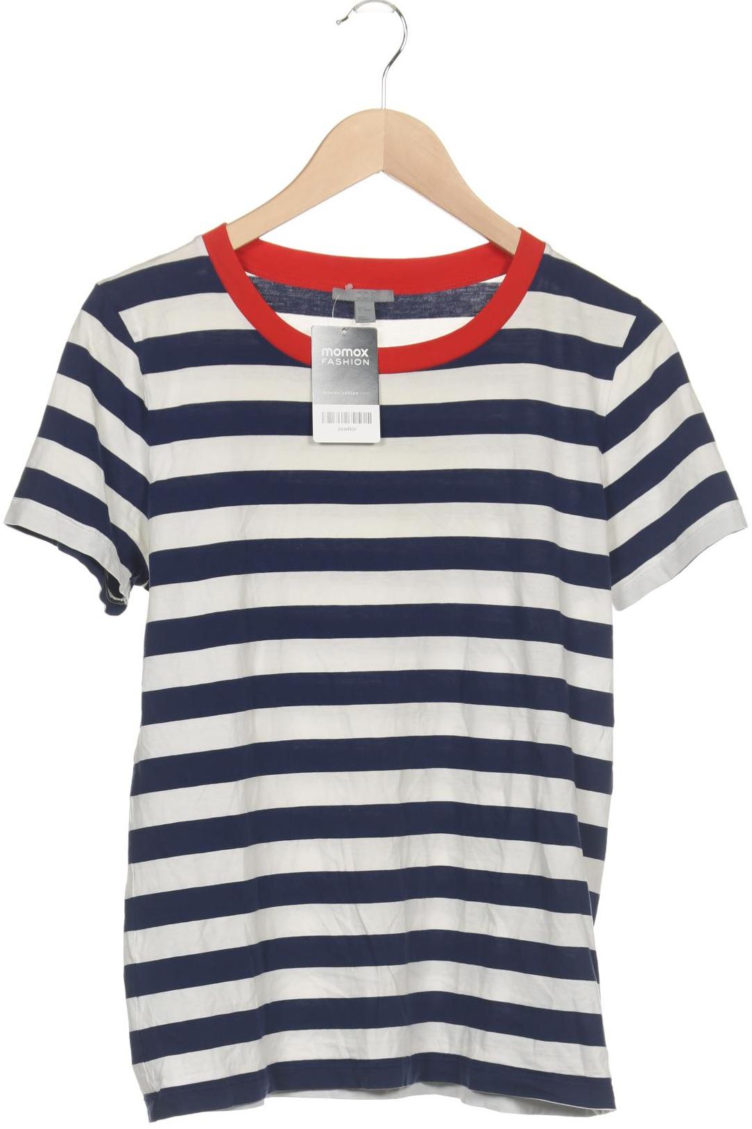 

COS Damen T-Shirt, marineblau, Gr. 38