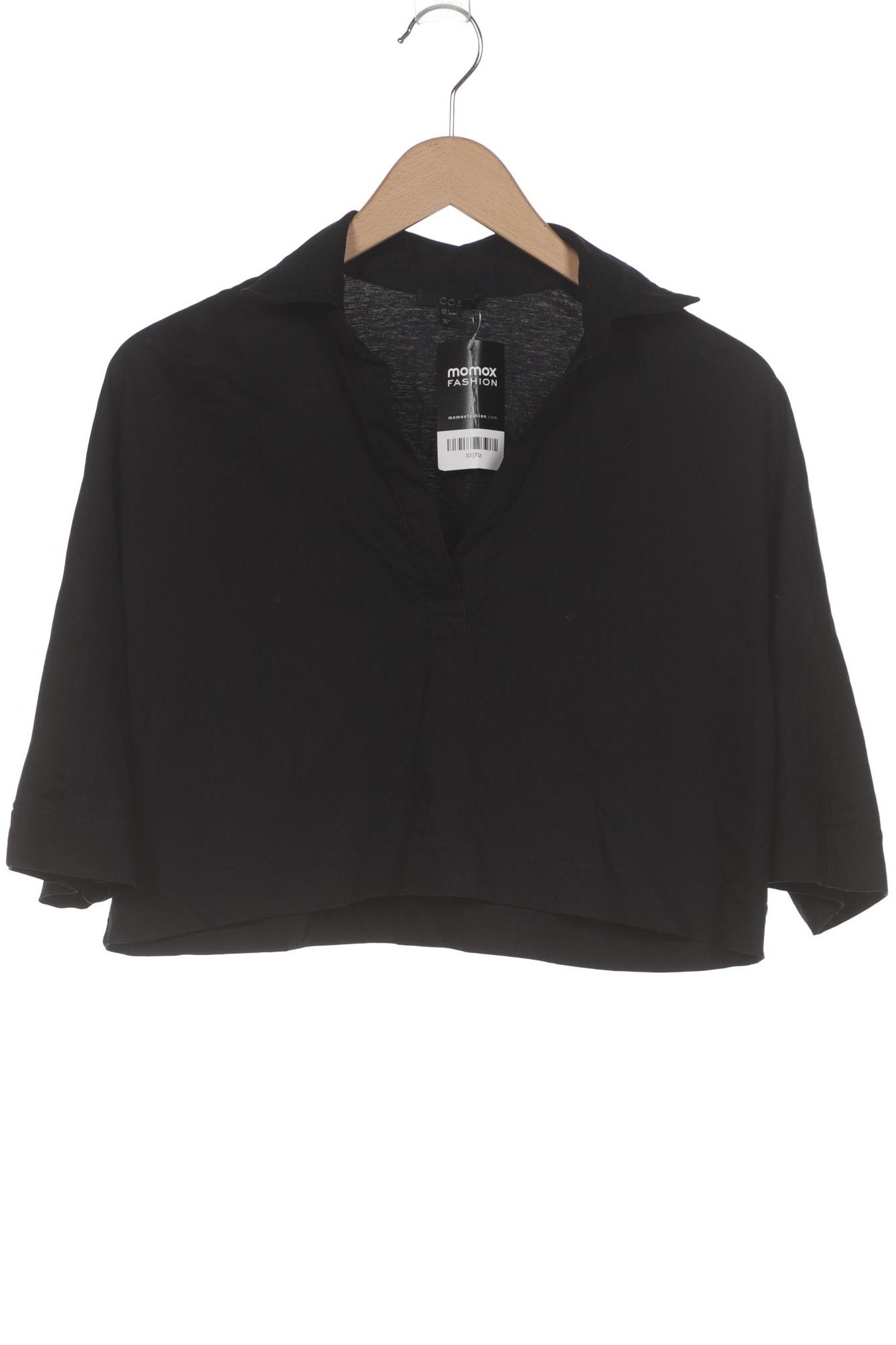 

COS Damen T-Shirt, marineblau, Gr. 36