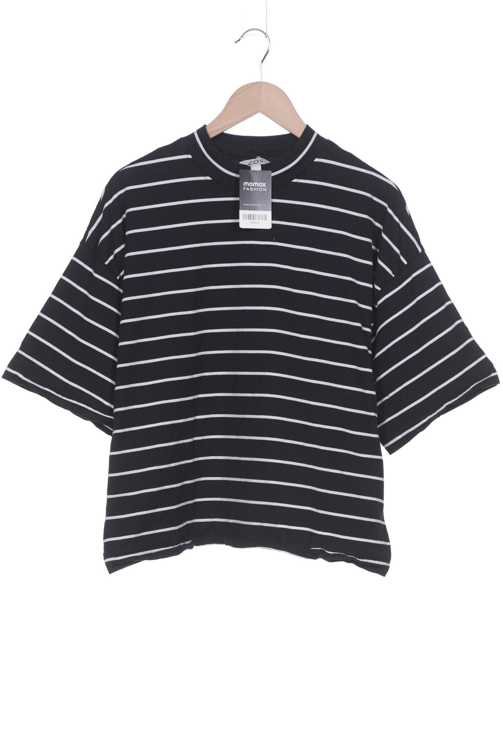 

COS Damen T-Shirt, schwarz, Gr. 38