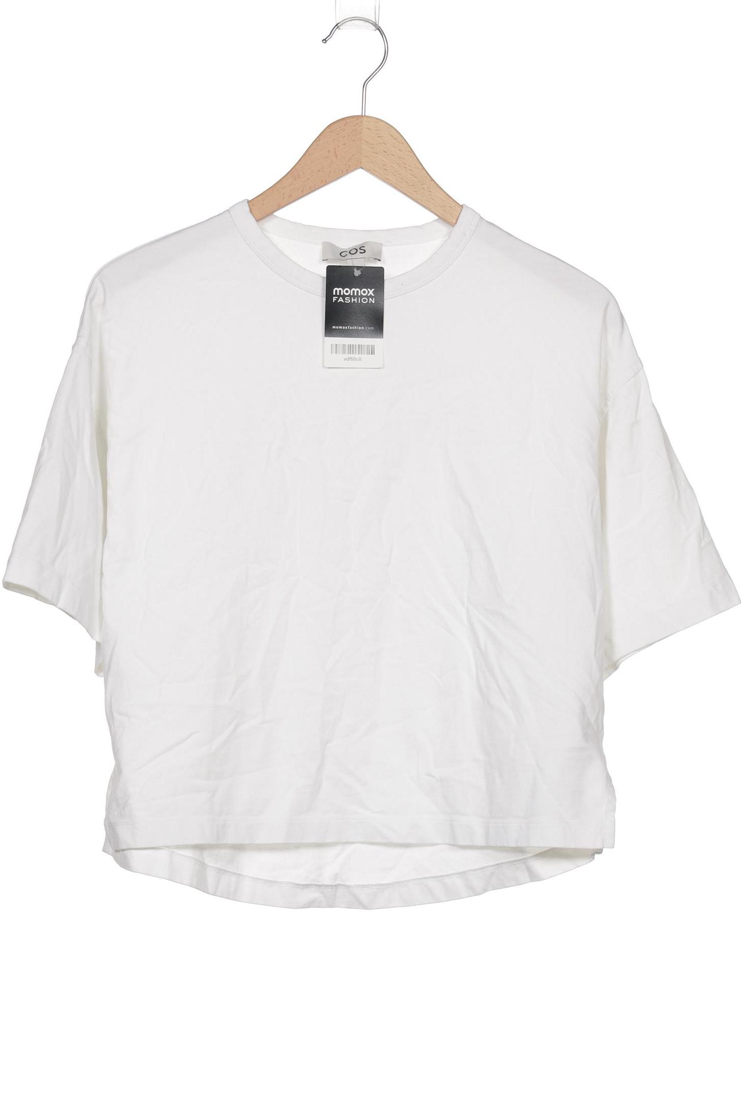 

COS Damen T-Shirt, weiß, Gr. 34