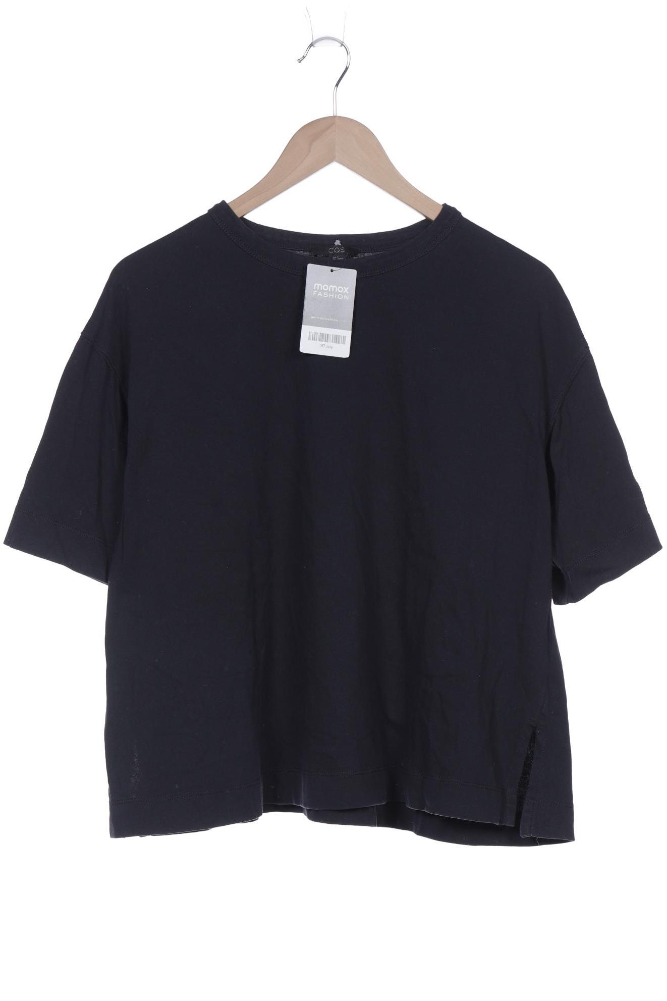 

COS Damen T-Shirt, schwarz, Gr. 38