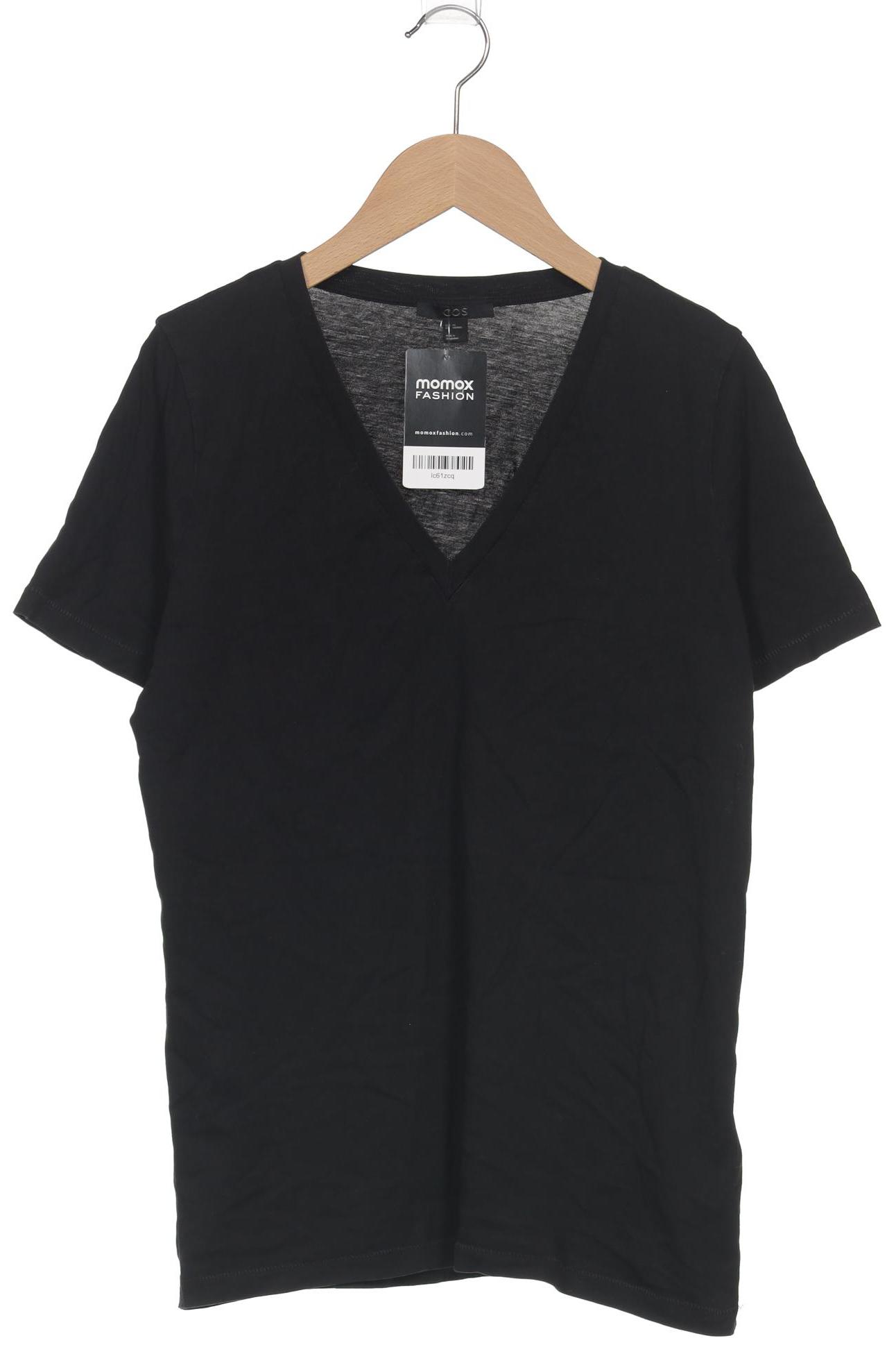 

COS Damen T-Shirt, schwarz, Gr. 34