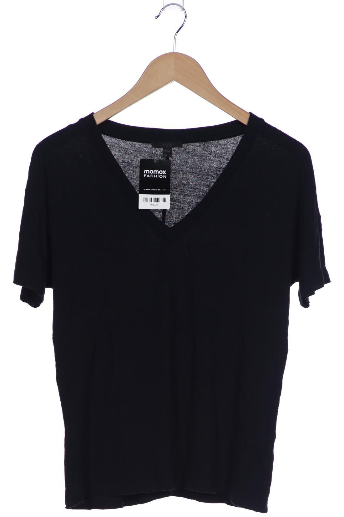 

COS Damen T-Shirt, marineblau, Gr. 36