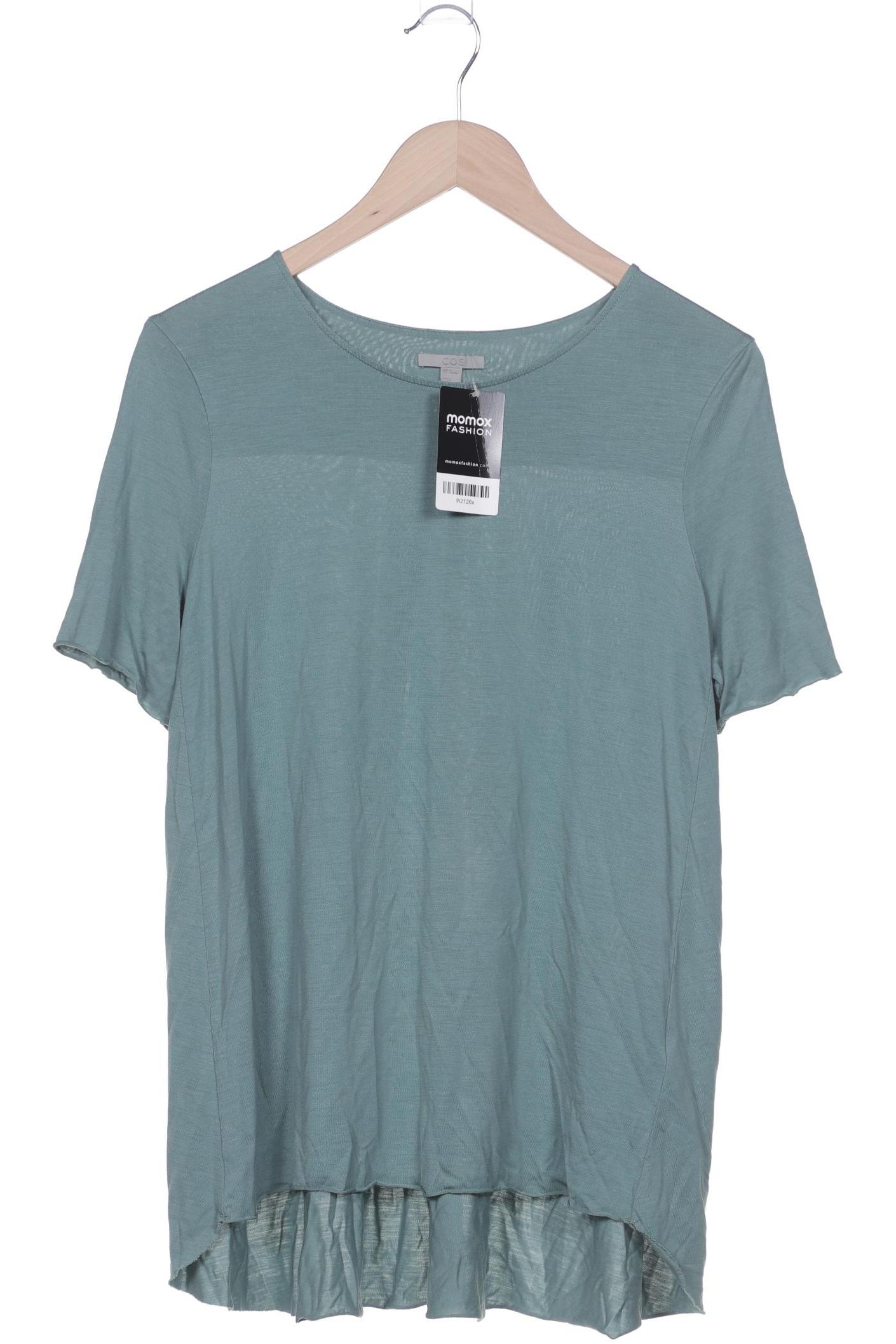 

COS Damen T-Shirt, türkis, Gr. 38