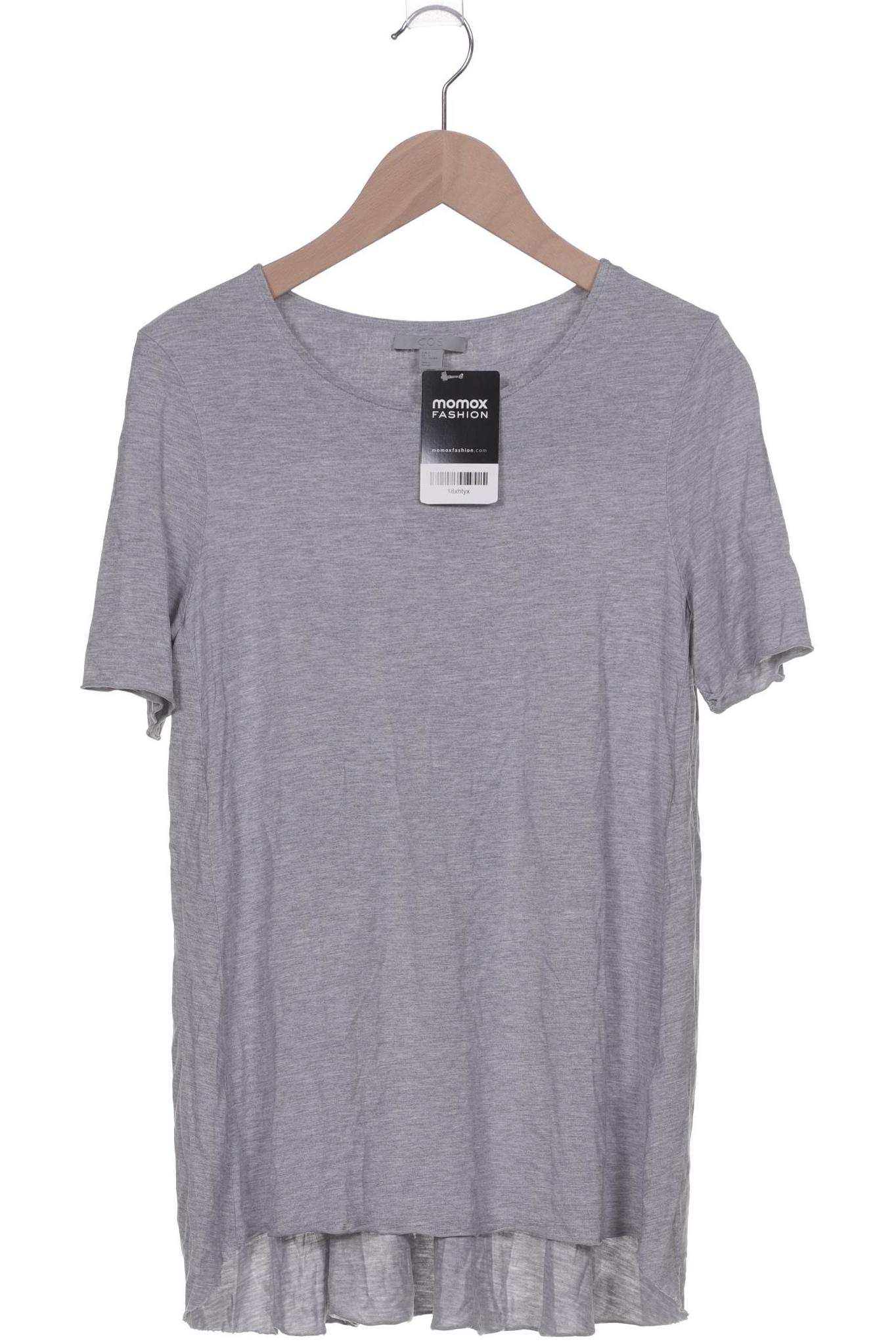 

COS Damen T-Shirt, grau, Gr. 36