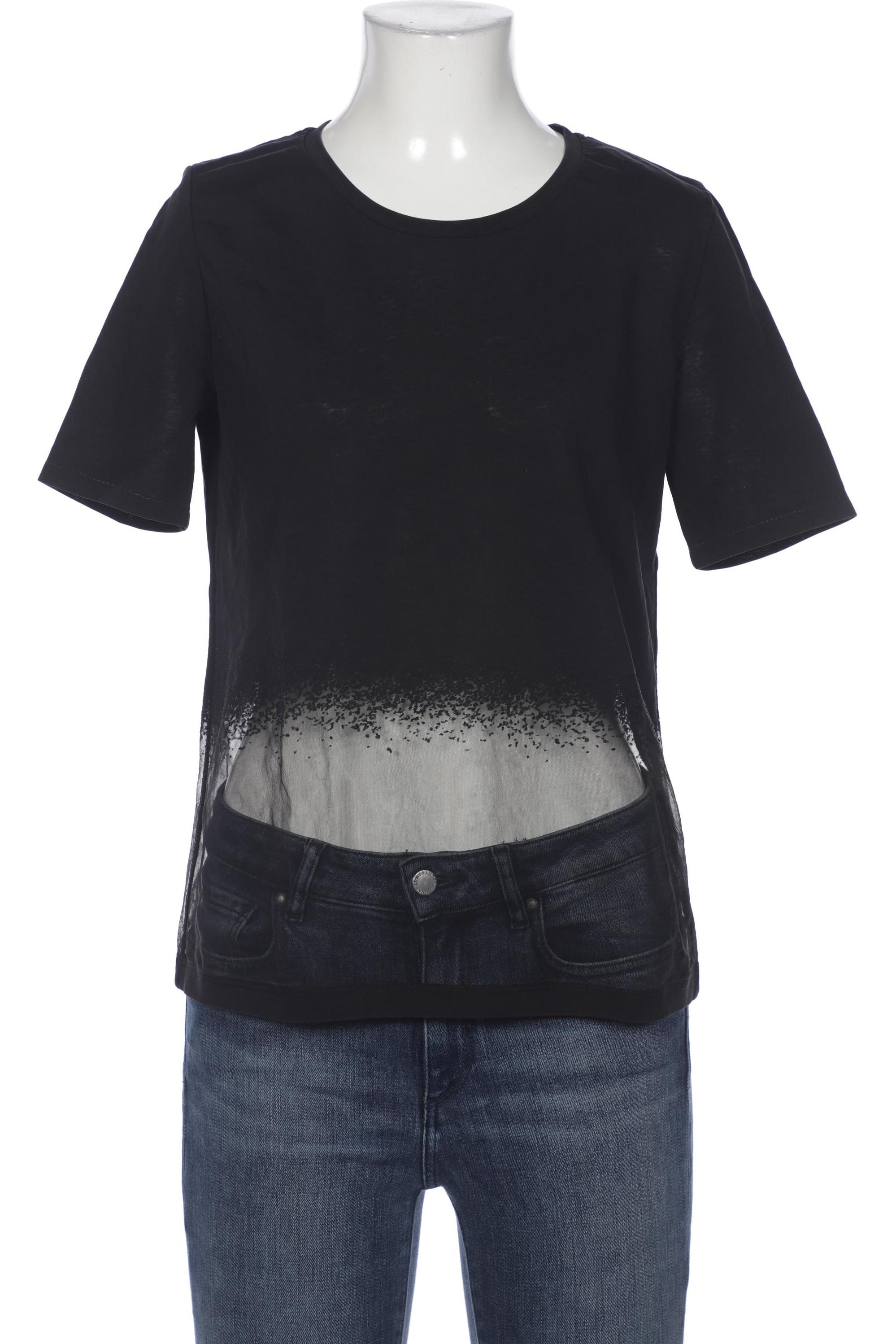 

COS Damen T-Shirt, schwarz, Gr. 36