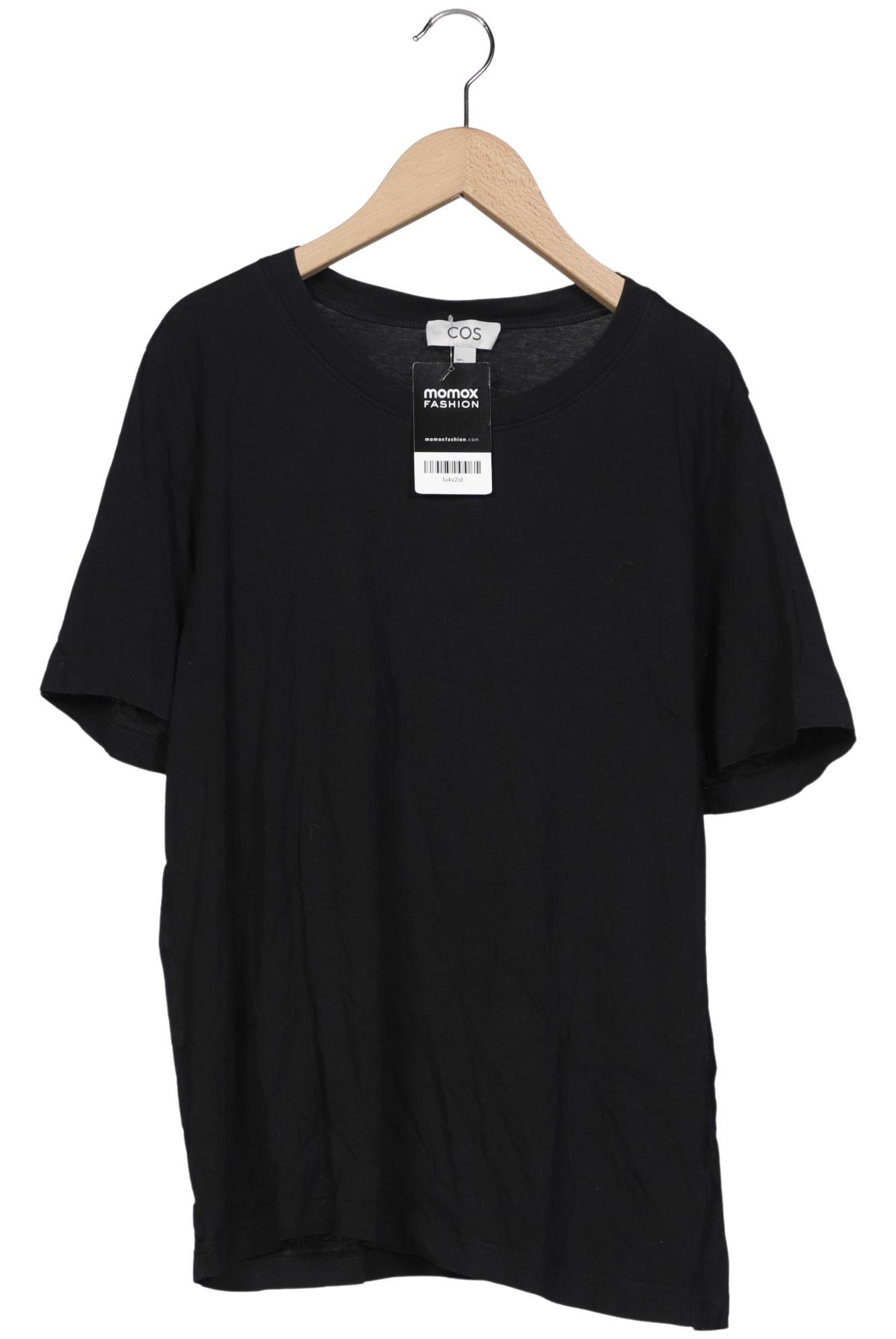 

COS Damen T-Shirt, schwarz, Gr. 42