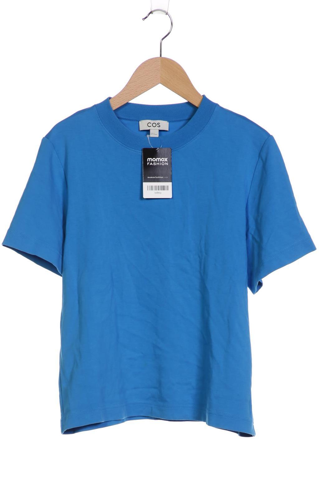 

COS Damen T-Shirt, blau, Gr. 38