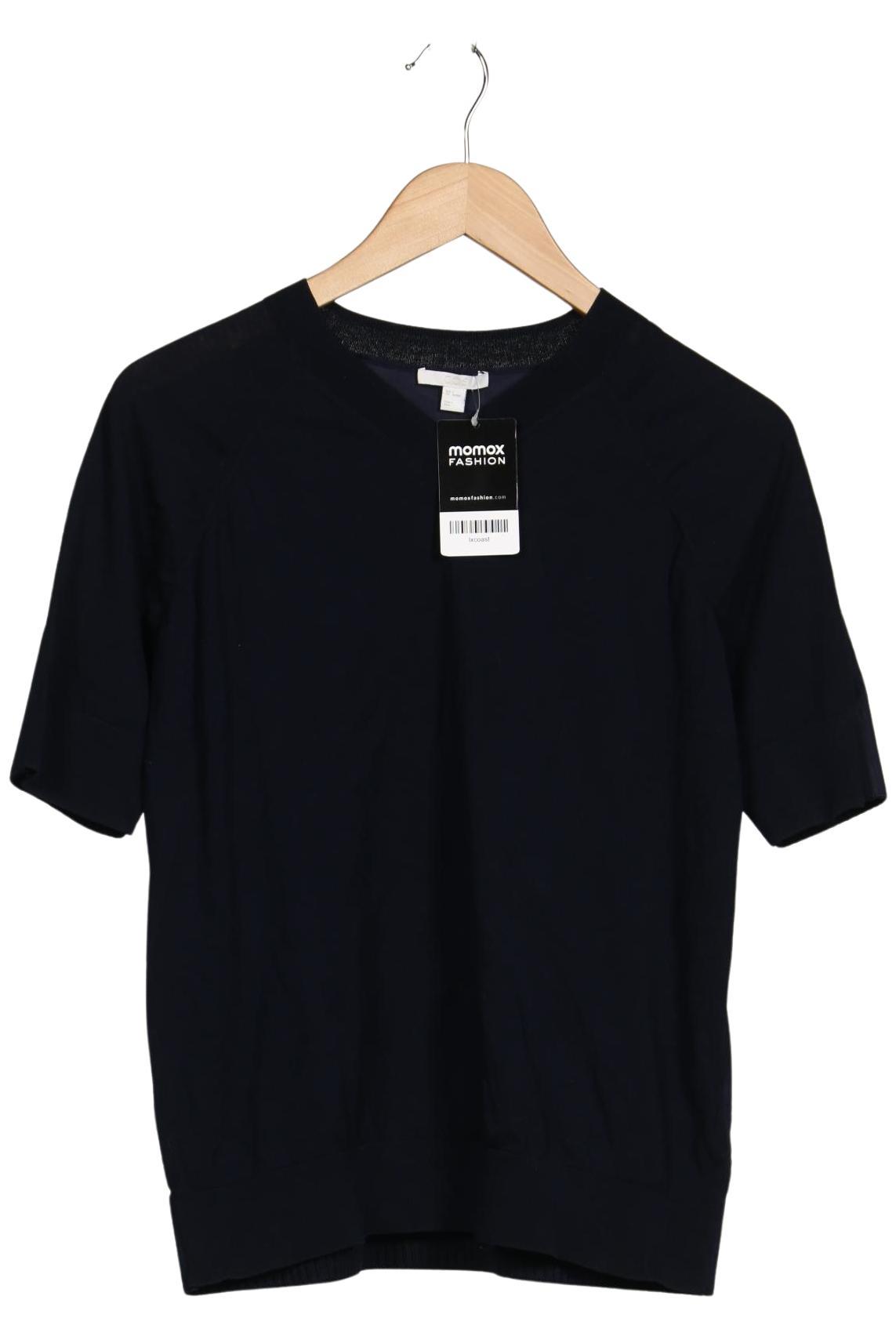 

COS Damen T-Shirt, marineblau, Gr. 36