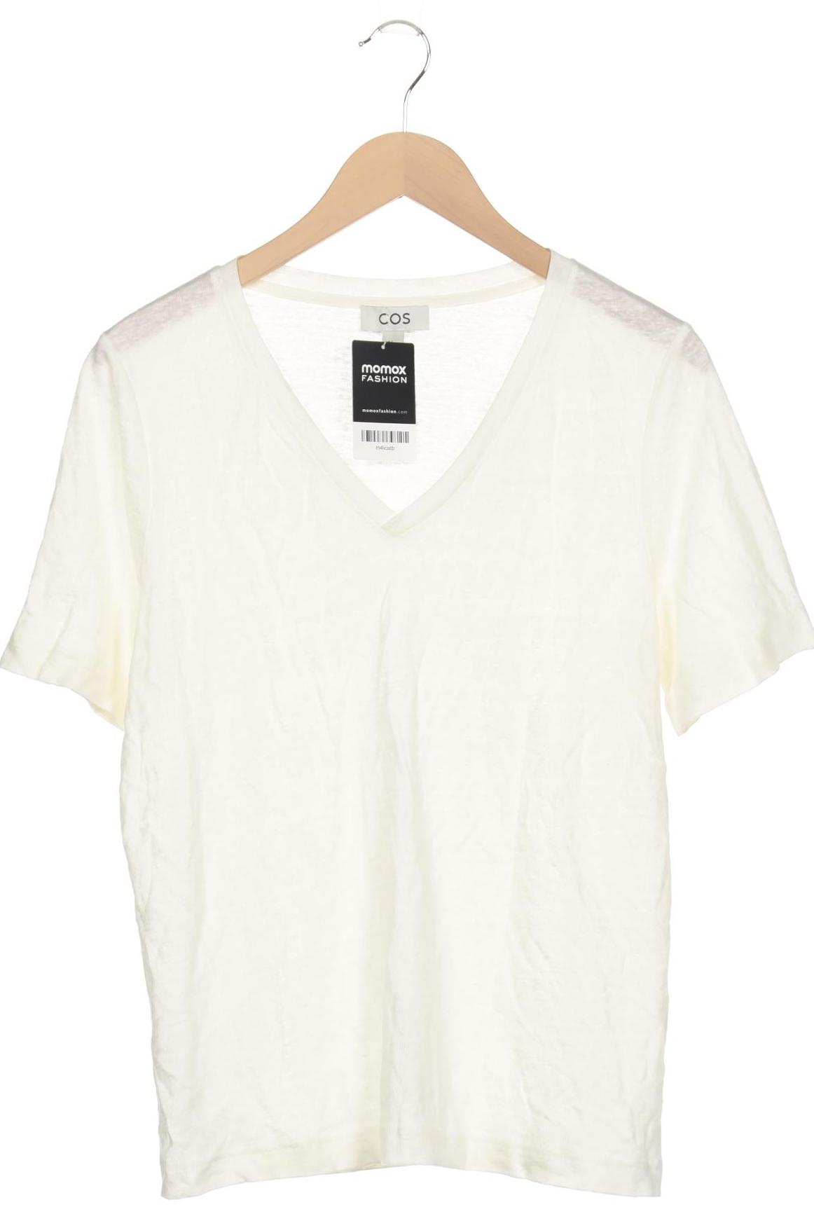 

COS Damen T-Shirt, cremeweiß, Gr. 36