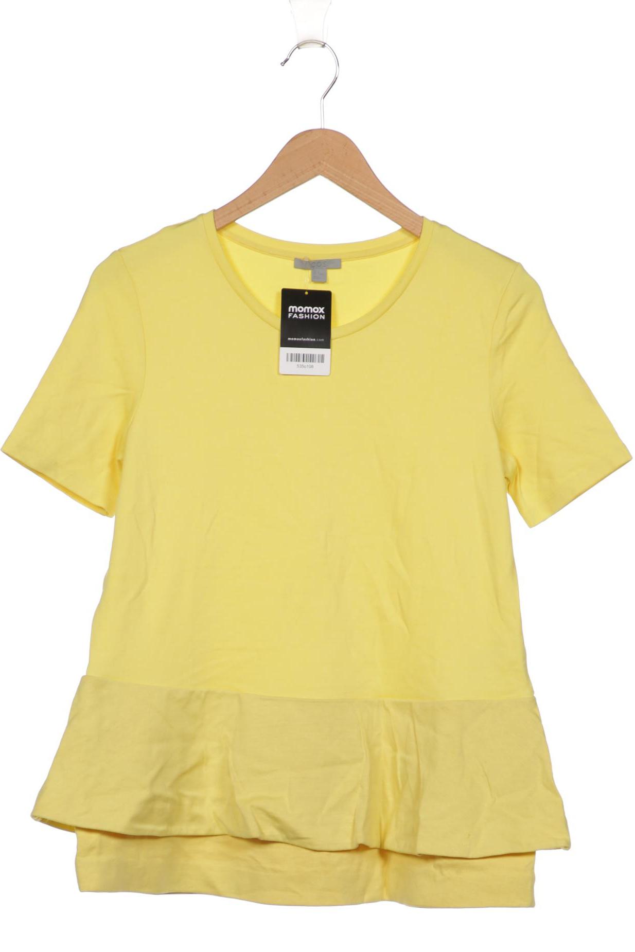 

COS Damen T-Shirt, gelb, Gr. 38