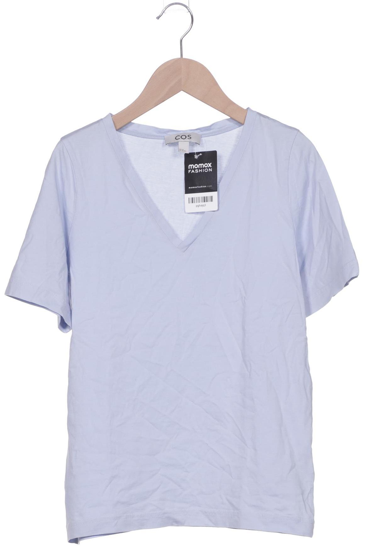 

COS Damen T-Shirt, blau, Gr. 34