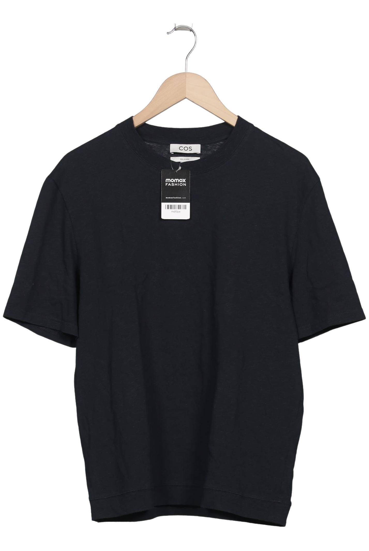 

COS Damen T-Shirt, marineblau, Gr. 38