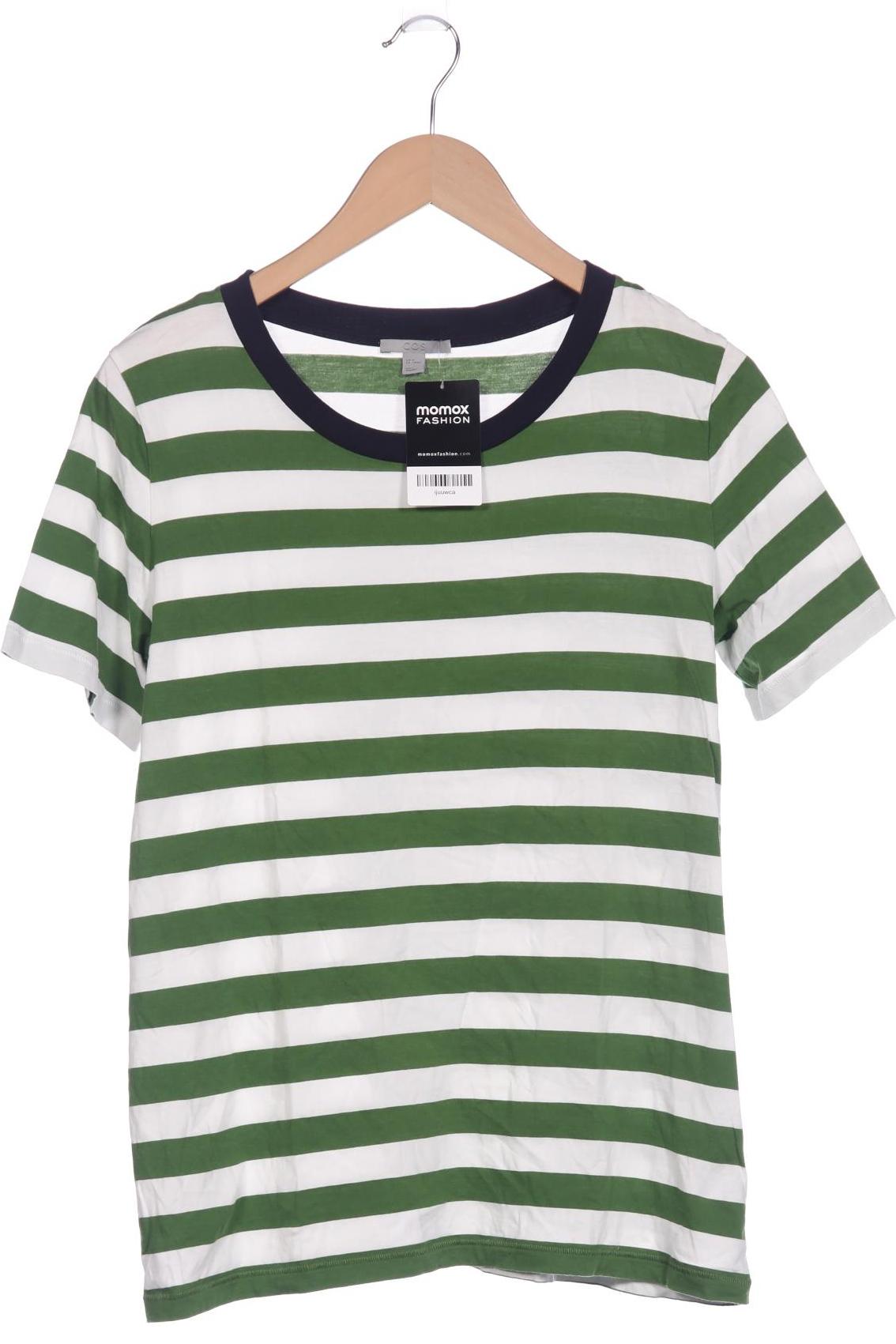 

COS Damen T-Shirt, grün, Gr. 38