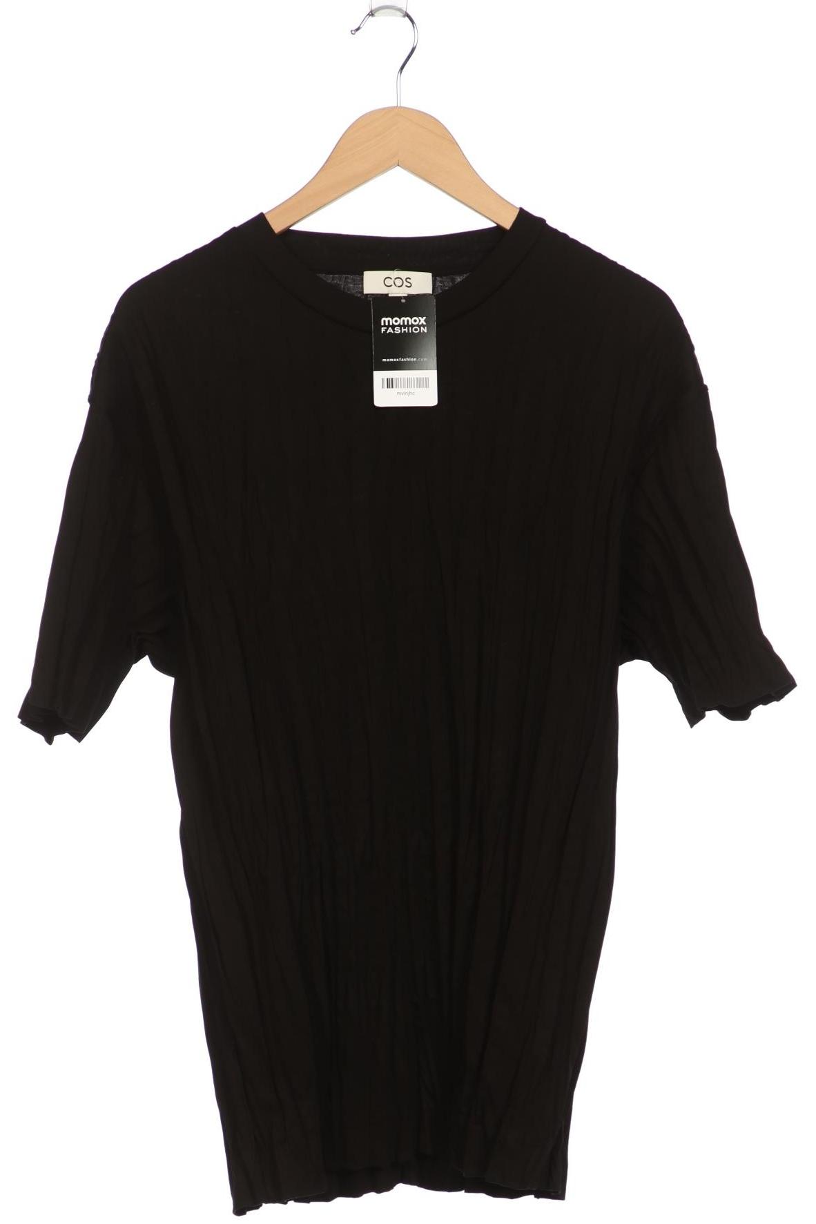 

COS Damen T-Shirt, schwarz, Gr. 38