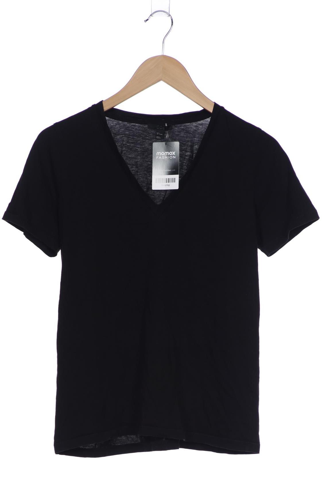 

COS Damen T-Shirt, schwarz, Gr. 36