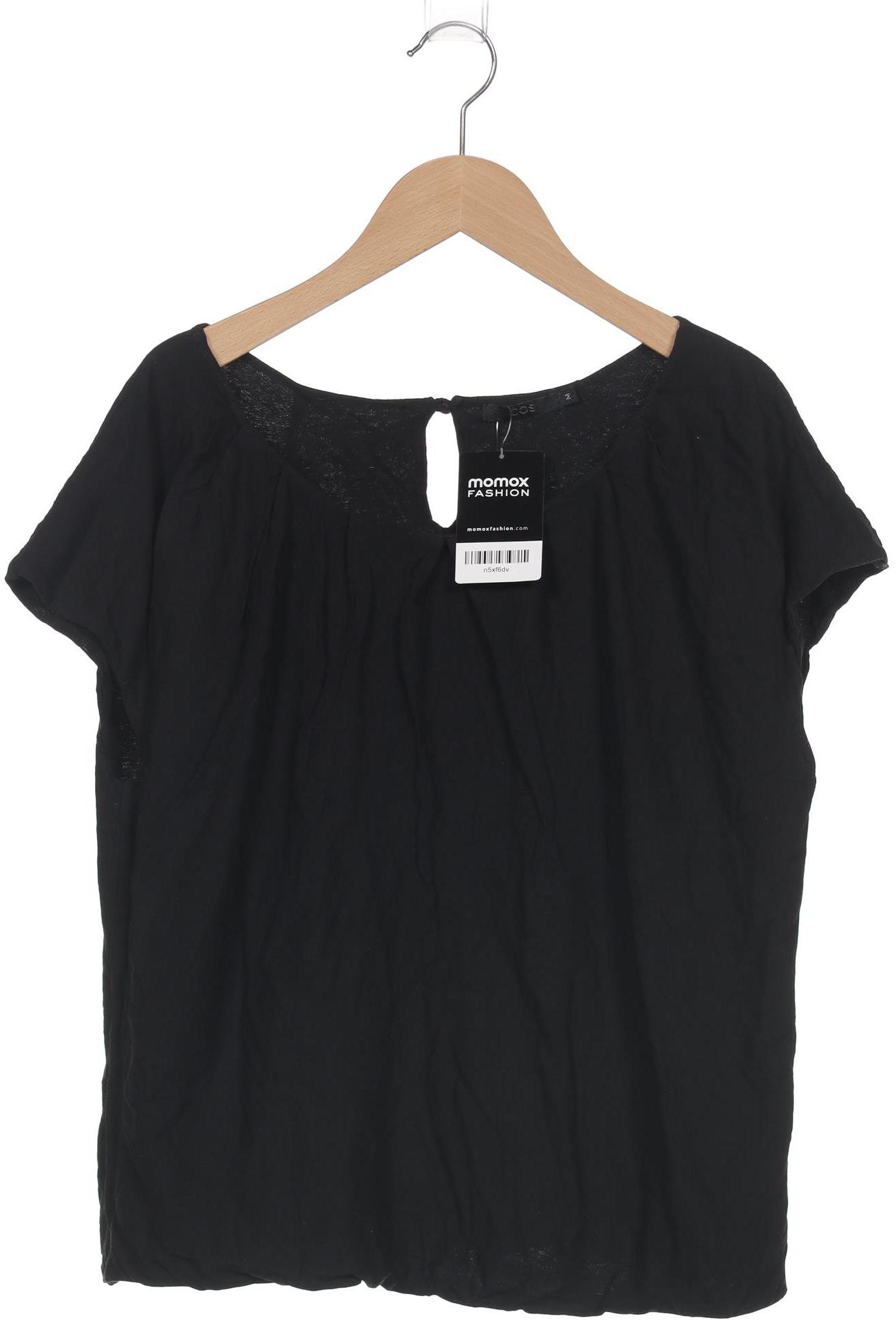 

COS Damen T-Shirt, schwarz, Gr. 38