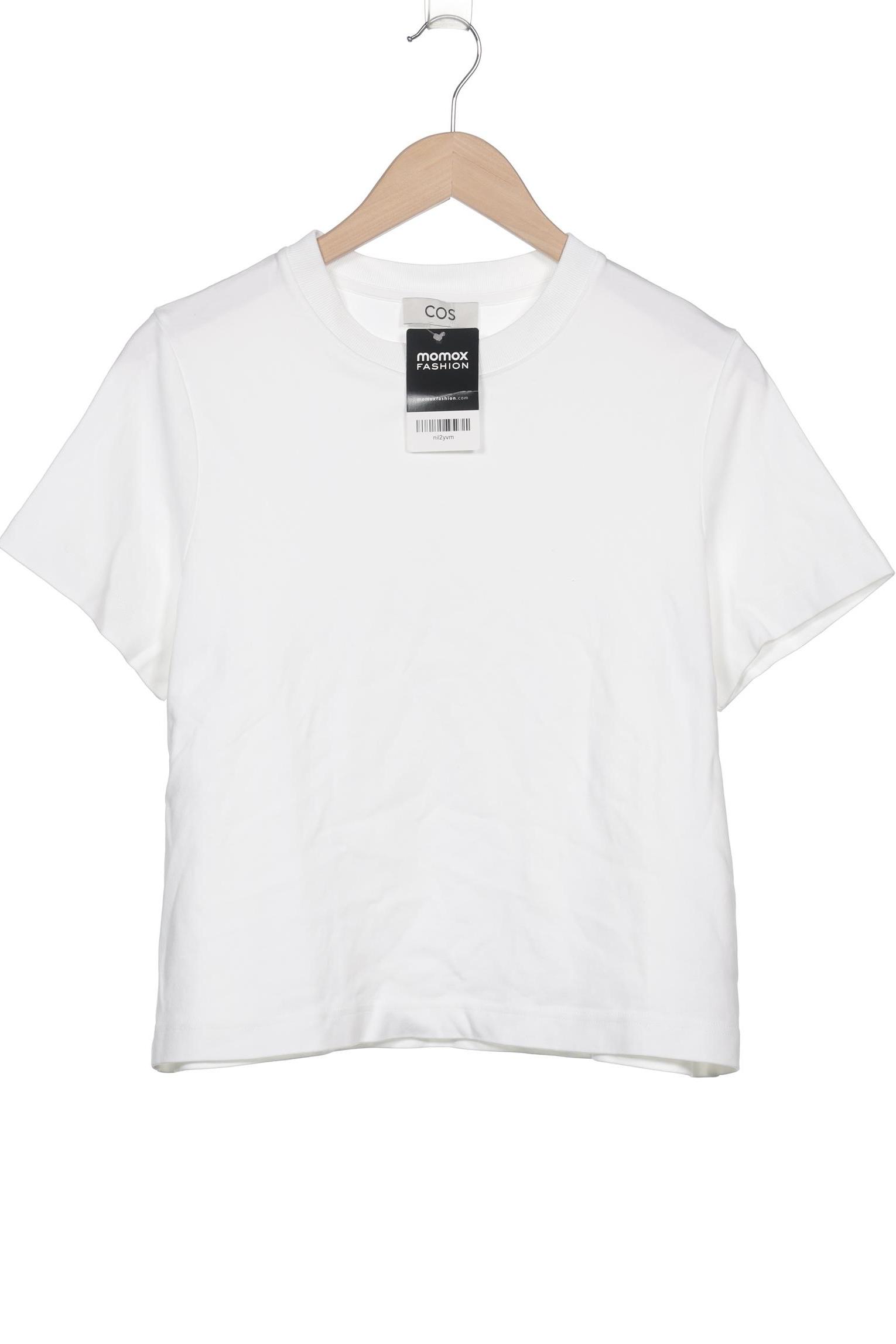 

COS Damen T-Shirt, weiß, Gr. 38