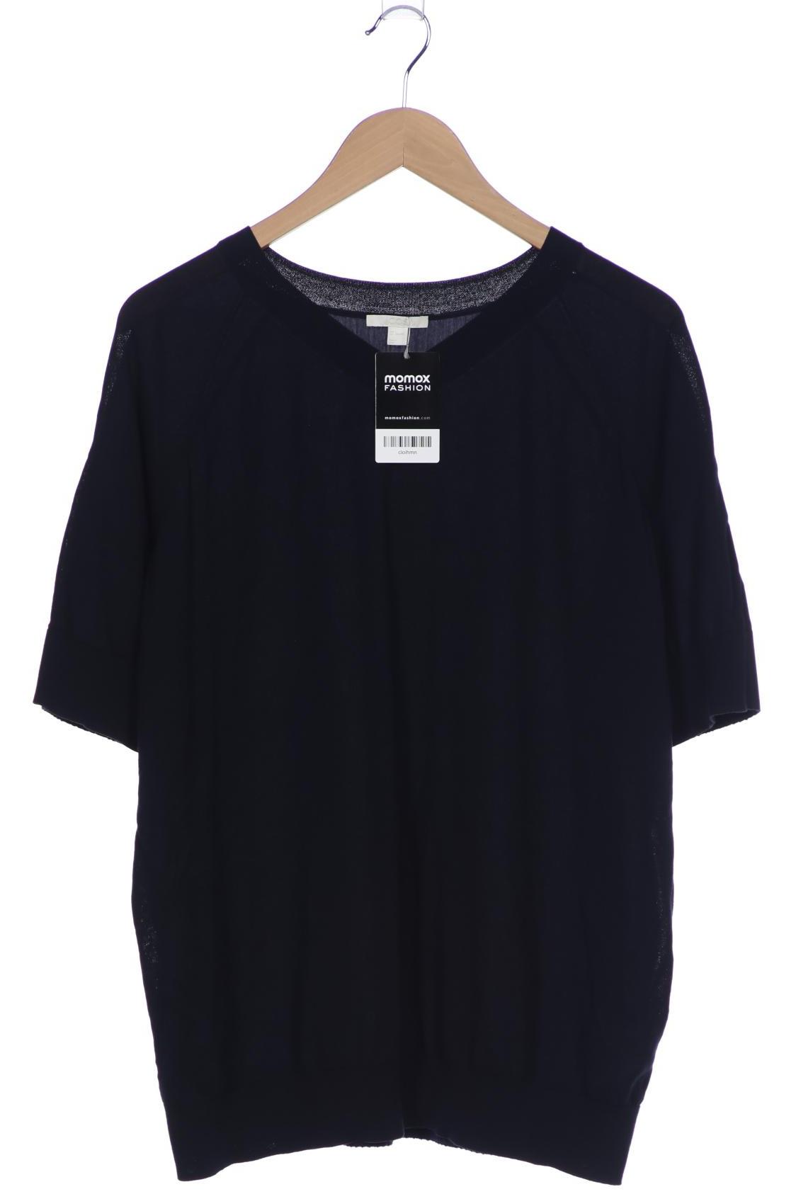 

COS Damen T-Shirt, marineblau, Gr. 42
