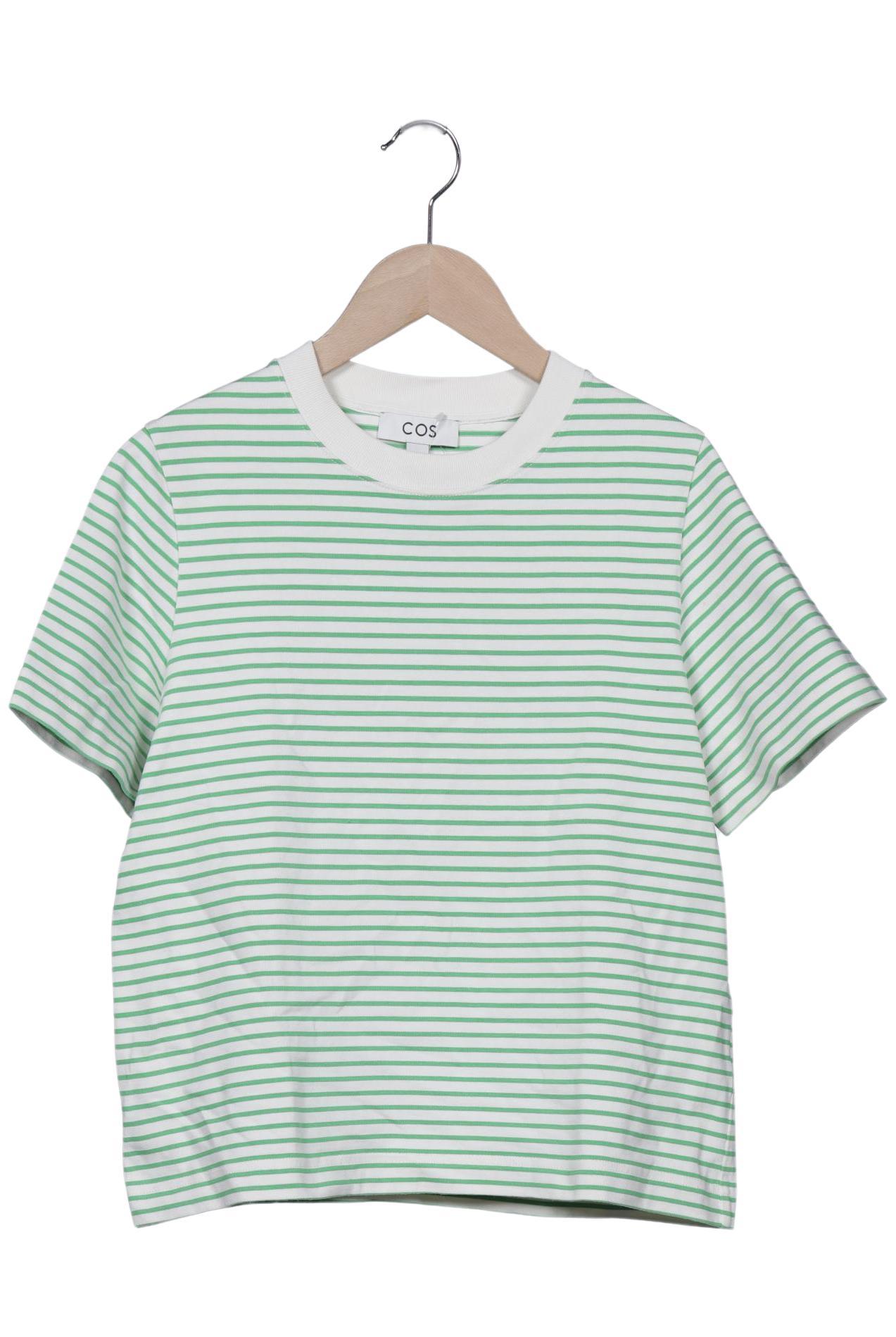 

COS Damen T-Shirt, grün, Gr. 38