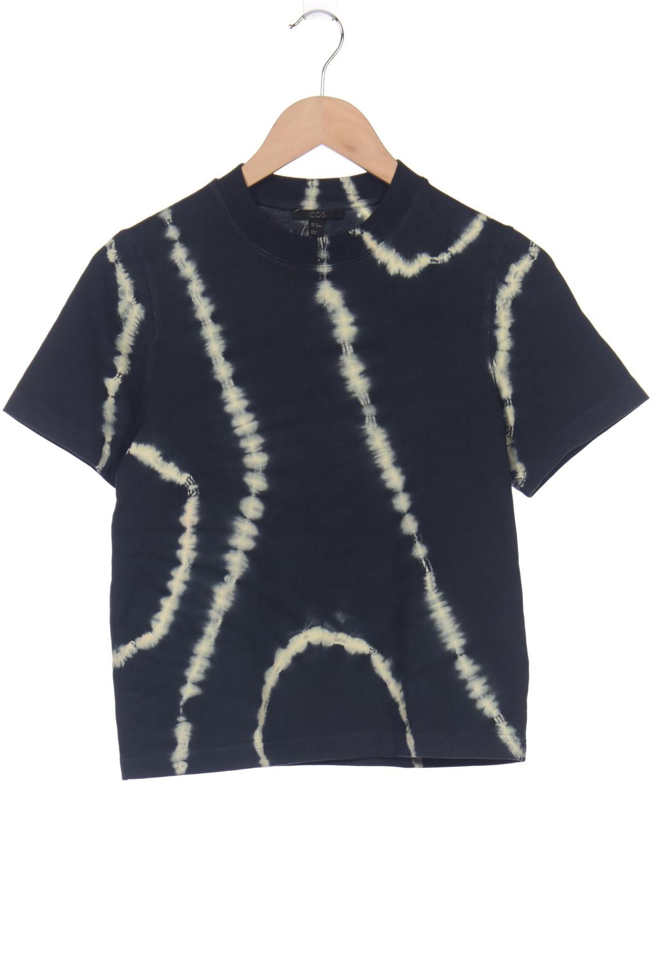 

COS Damen T-Shirt, marineblau, Gr. 34