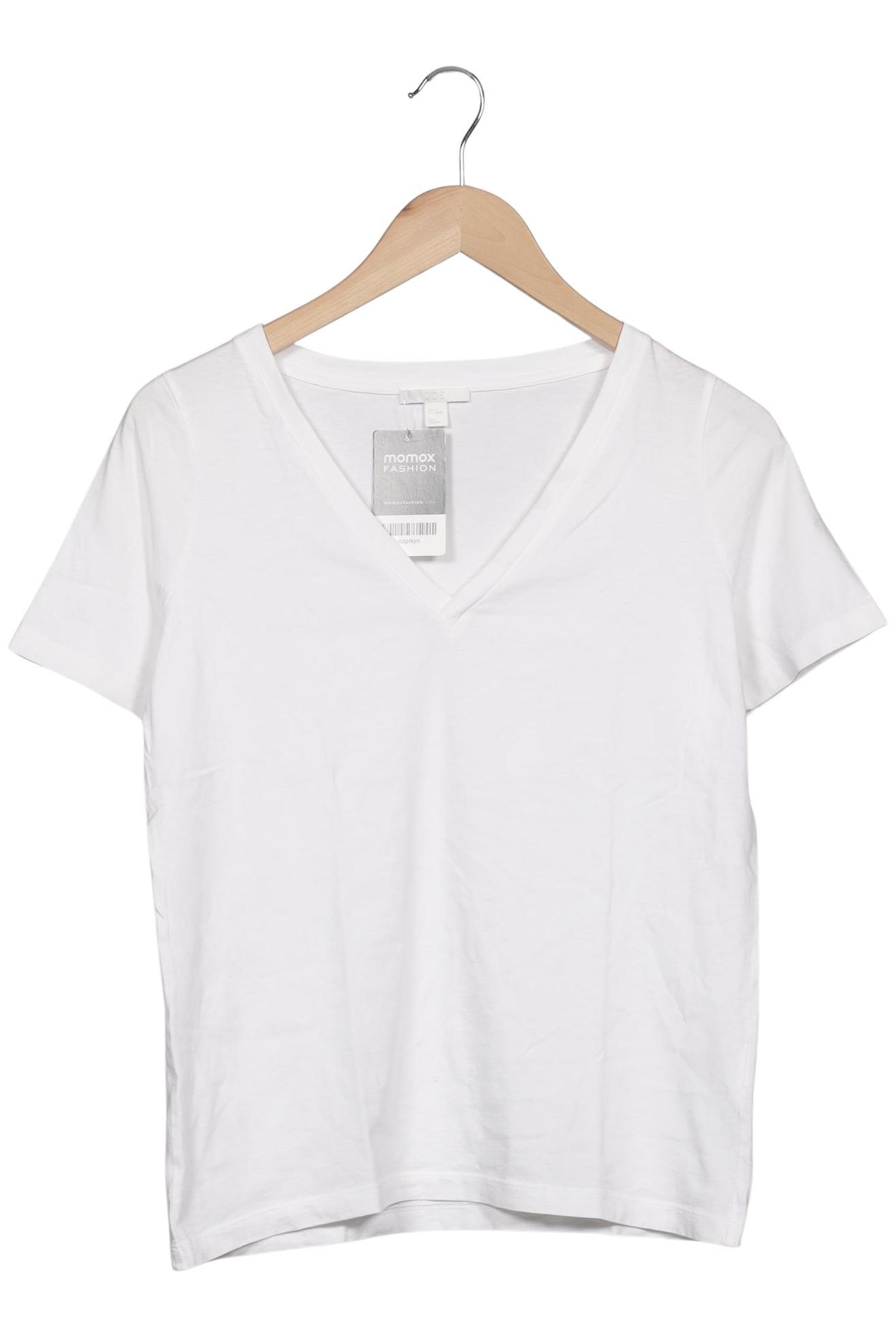 

COS Damen T-Shirt, weiß, Gr. 34