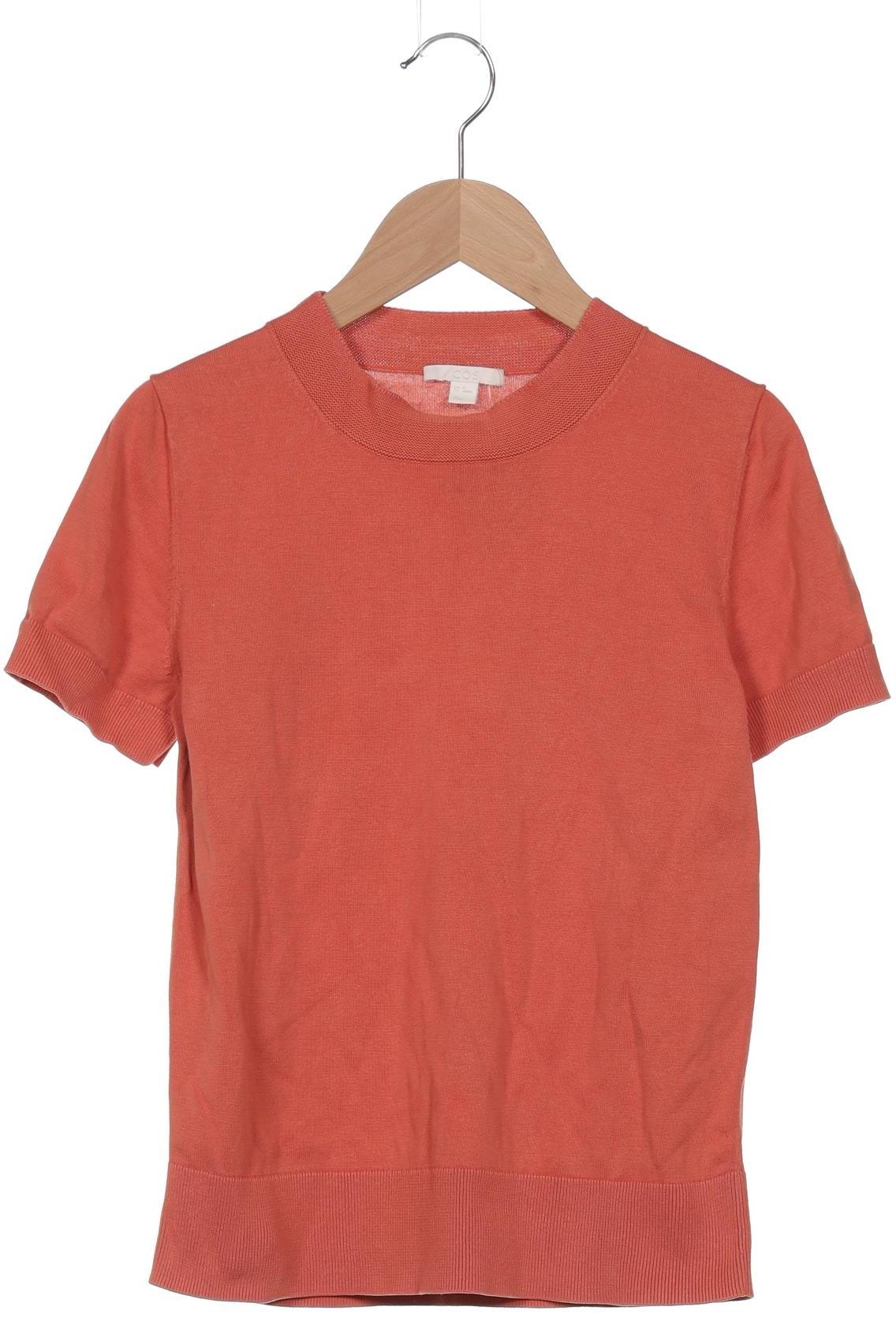 

COS Damen T-Shirt, orange, Gr. 34