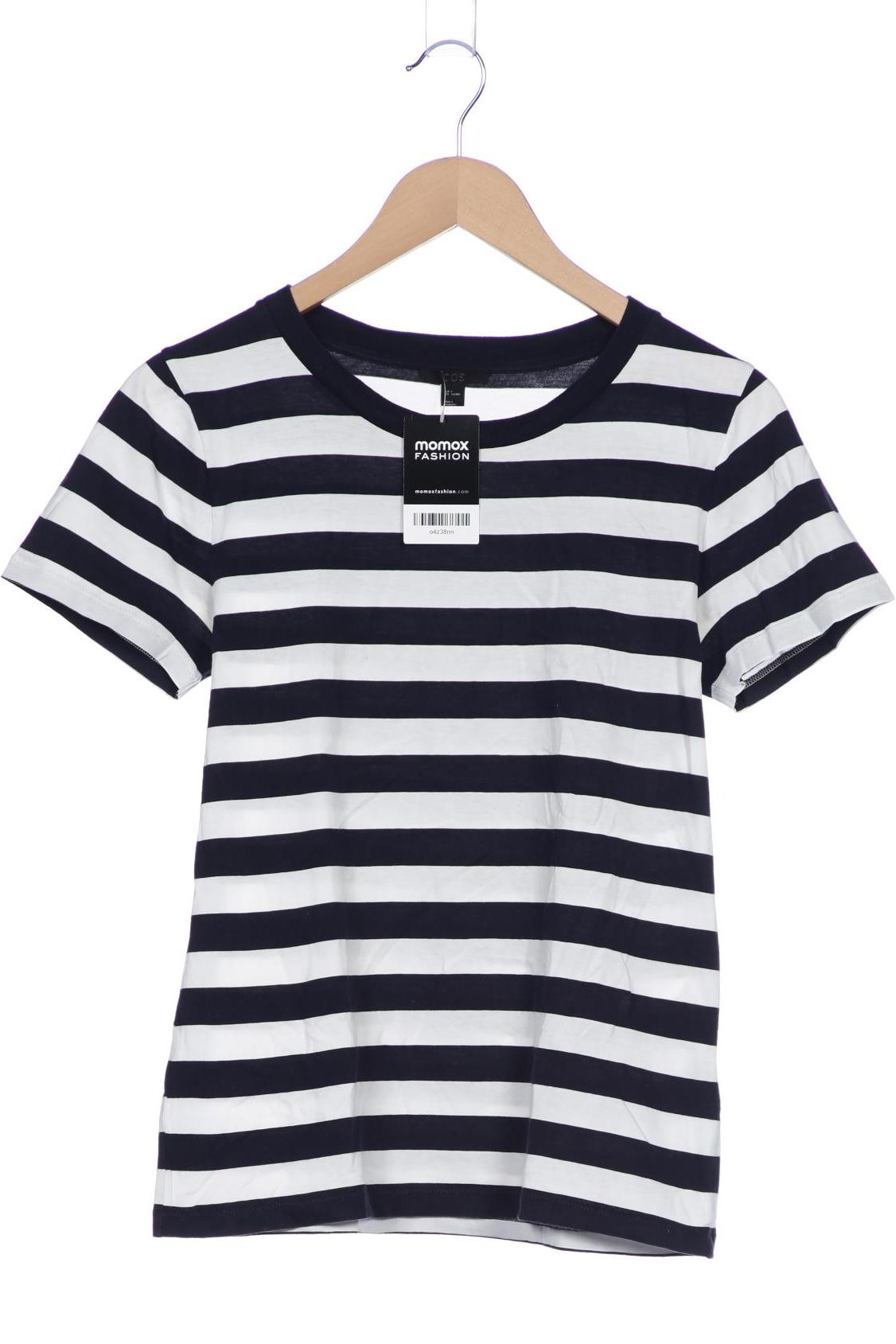 

COS Damen T-Shirt, marineblau, Gr. 36