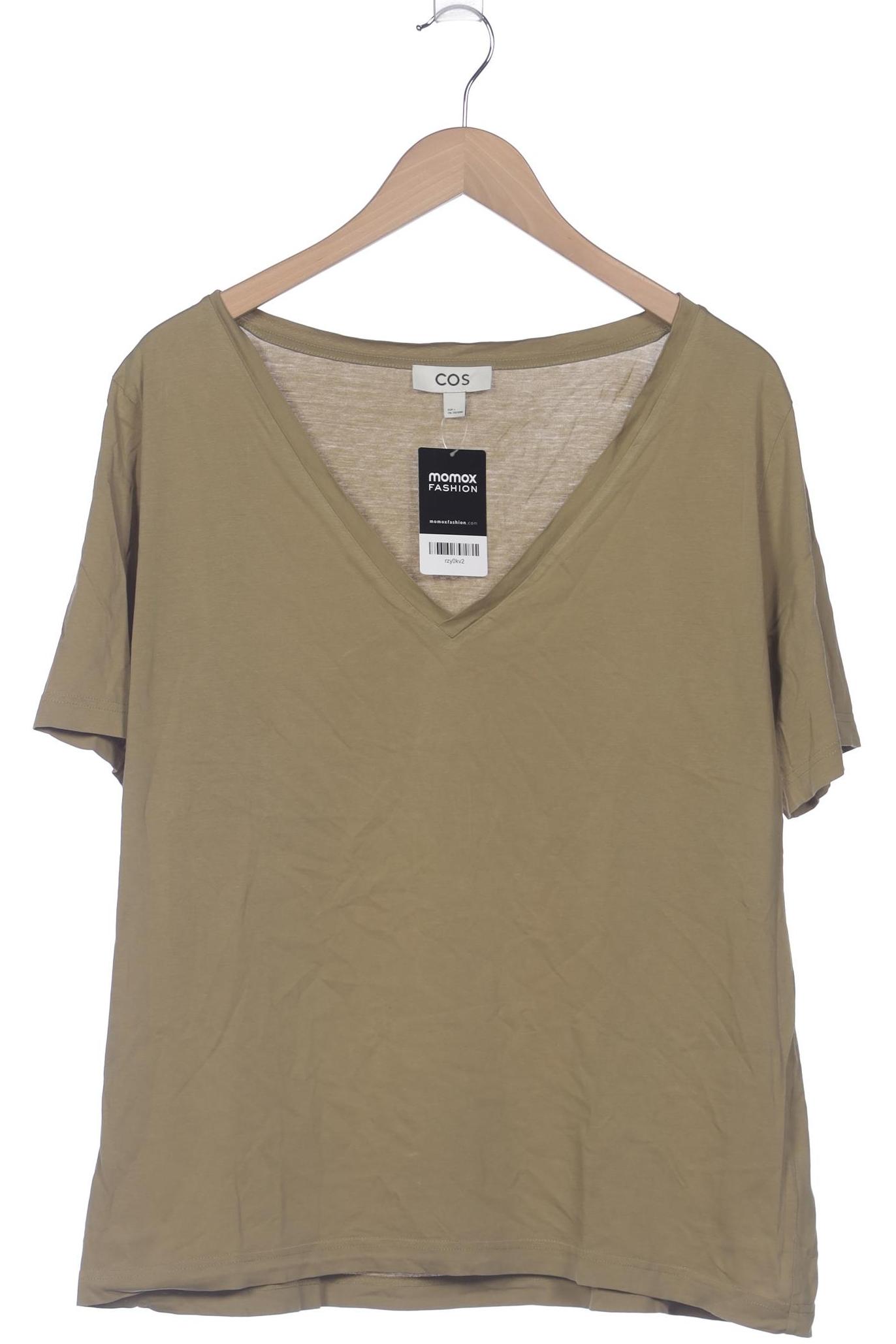 

COS Damen T-Shirt, grün, Gr. 42
