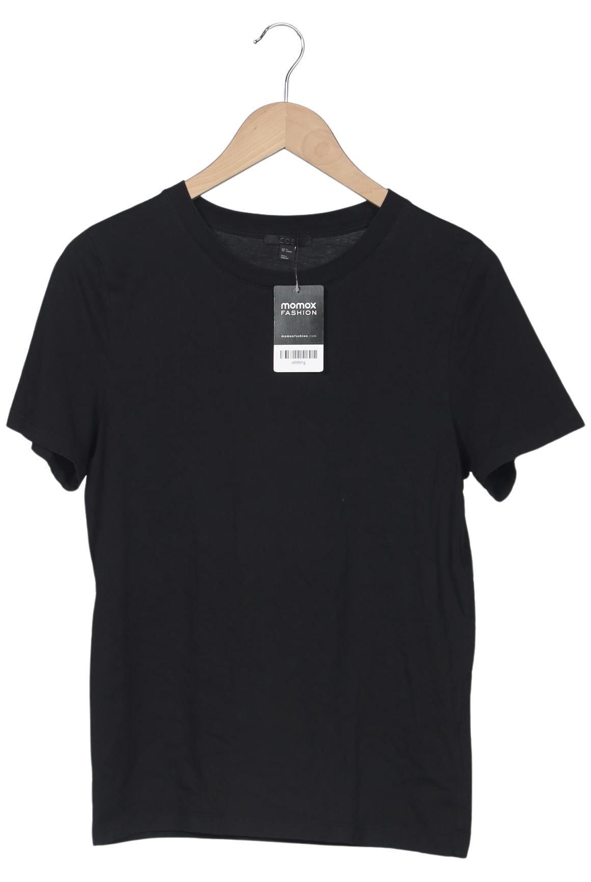 

COS Damen T-Shirt, schwarz, Gr. 38