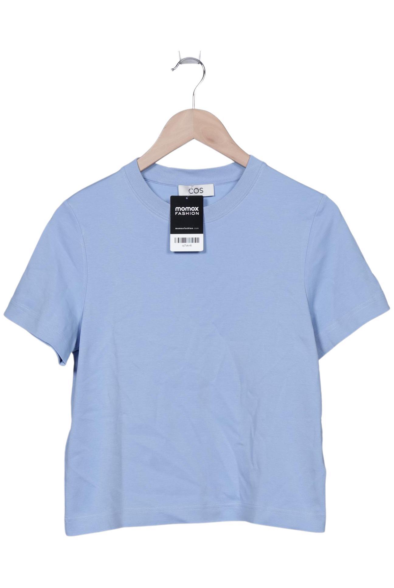 

COS Damen T-Shirt, hellblau, Gr. 36