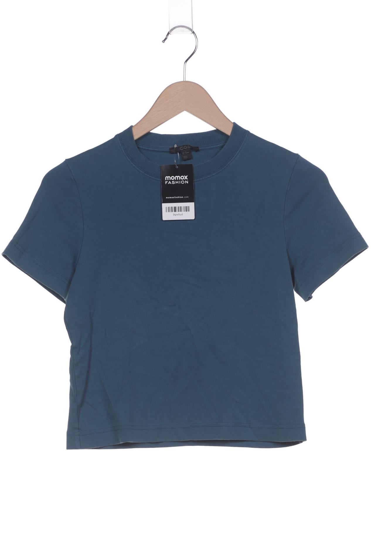 

COS Damen T-Shirt, blau, Gr. 34