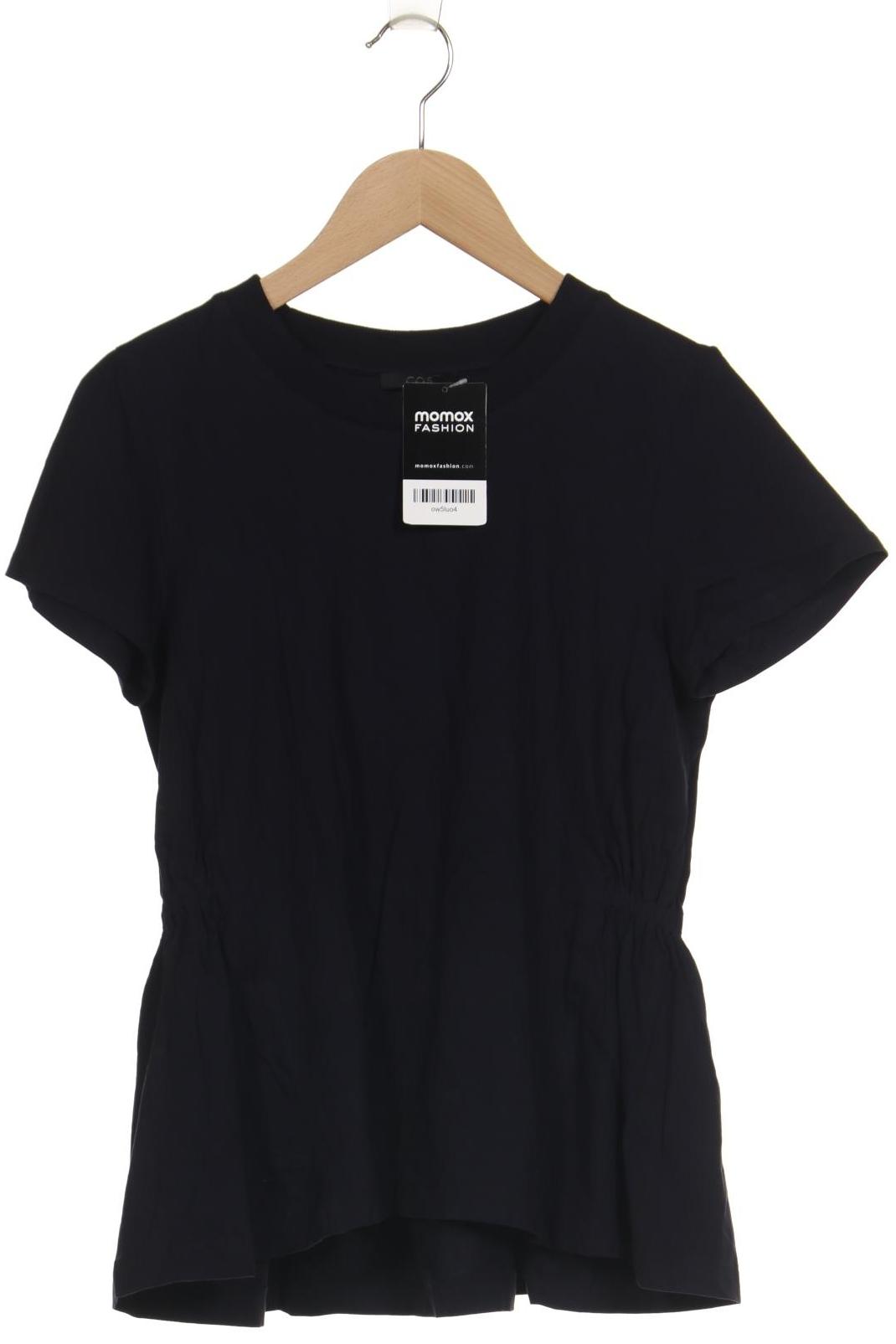 

COS Damen T-Shirt, marineblau, Gr. 34