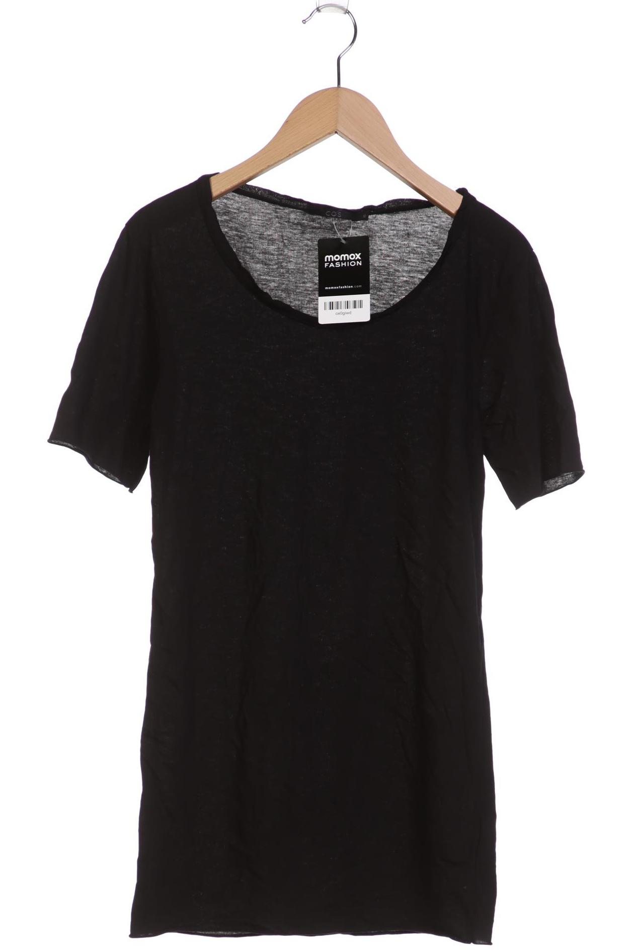 

COS Damen T-Shirt, schwarz, Gr. 34