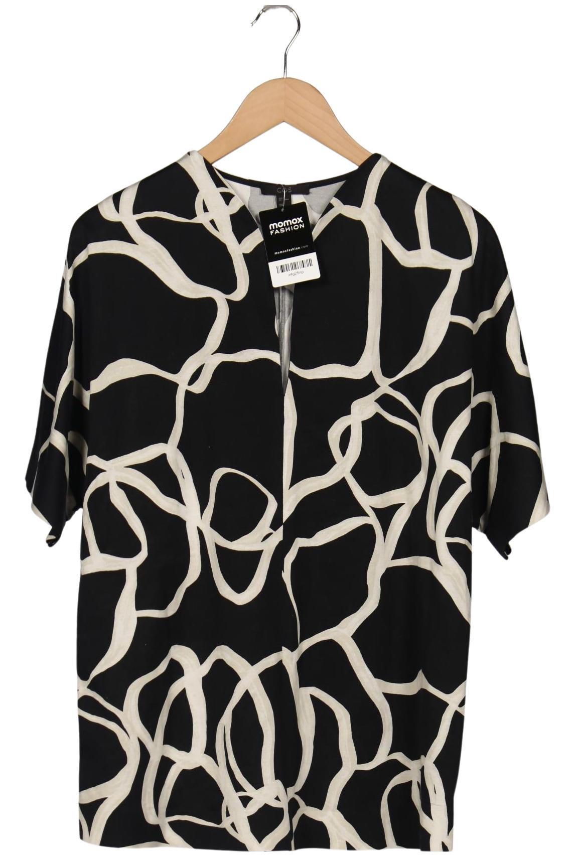 

COS Damen T-Shirt, schwarz, Gr. 38