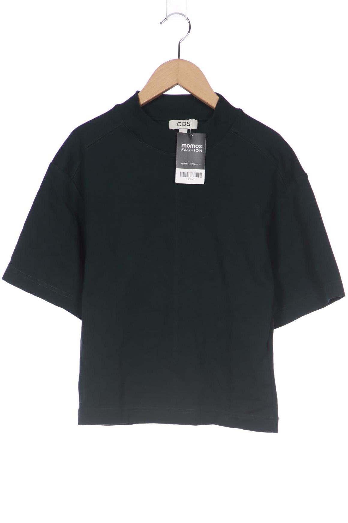 

COS Damen T-Shirt, grün, Gr. 36